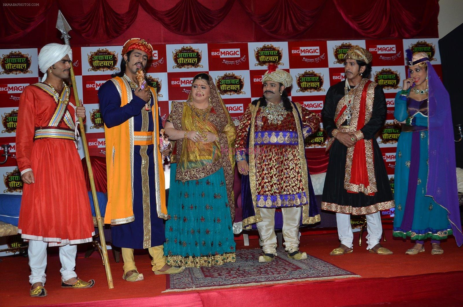Delnaz, Kiku Sharda, Kishwar Merchant at Akbar Birbal launch on Big Magic in J W Marriott, Mumbai on 30th Jan 2015