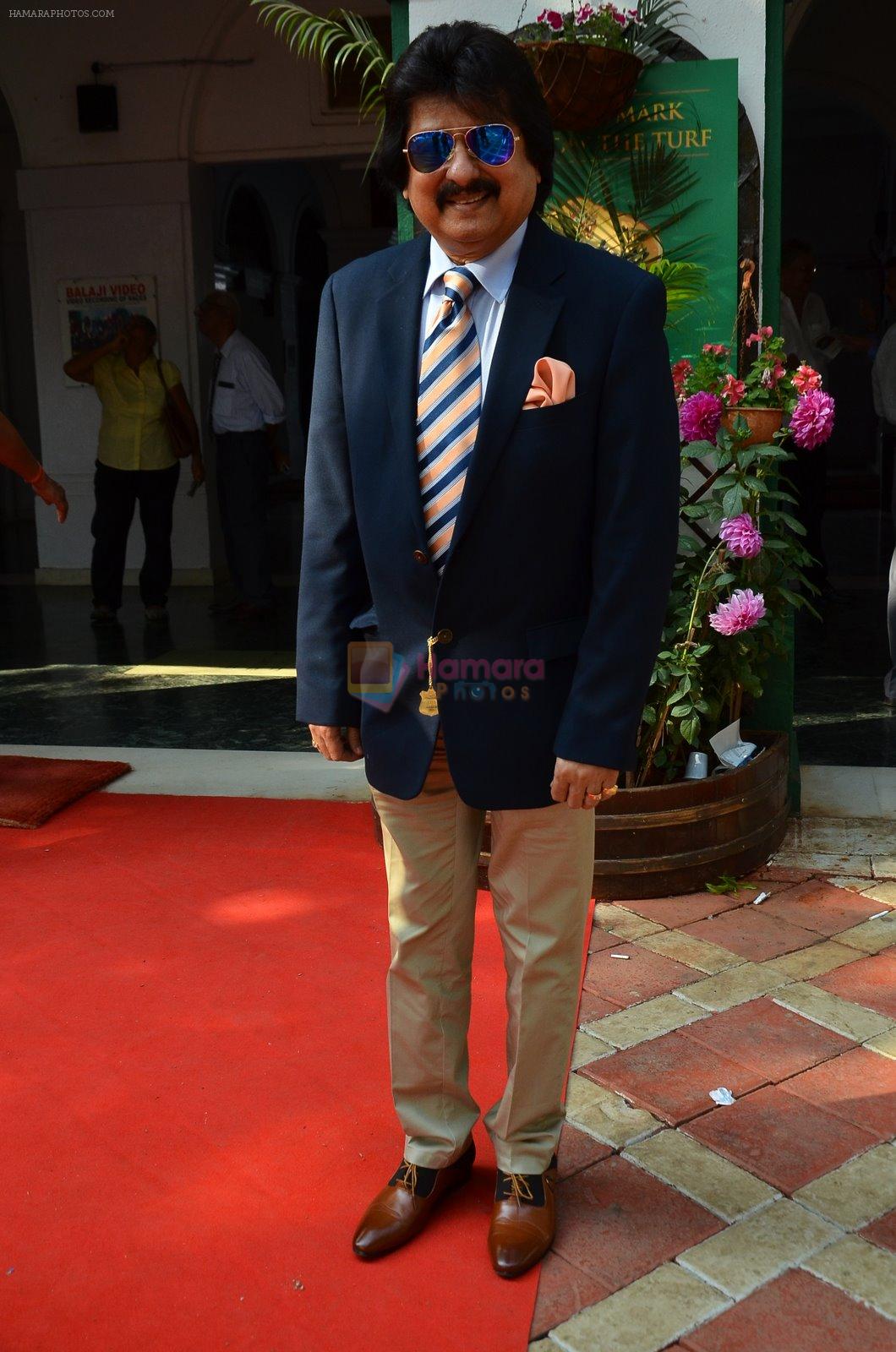 Pankaj Udhas on day 1 of Signature Derby in Mumbai on 31st Jan 2015