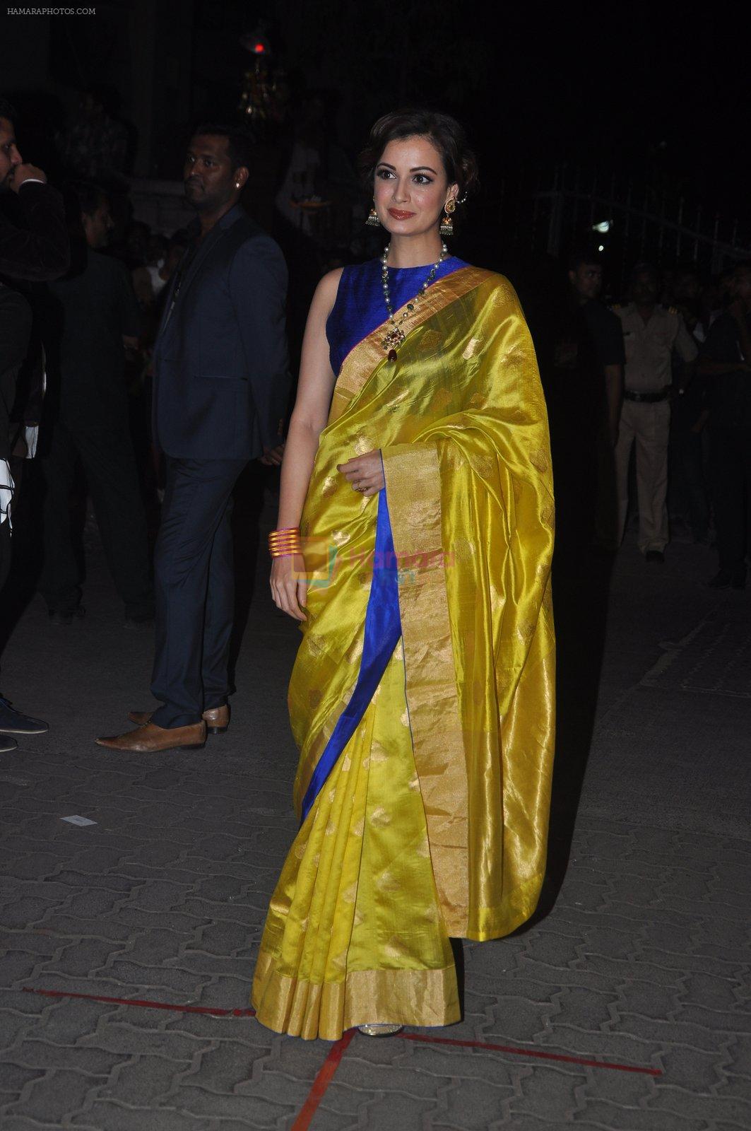Dia Mirza at Filmfare Awards 2015 Arrival on 31st Jan 2015