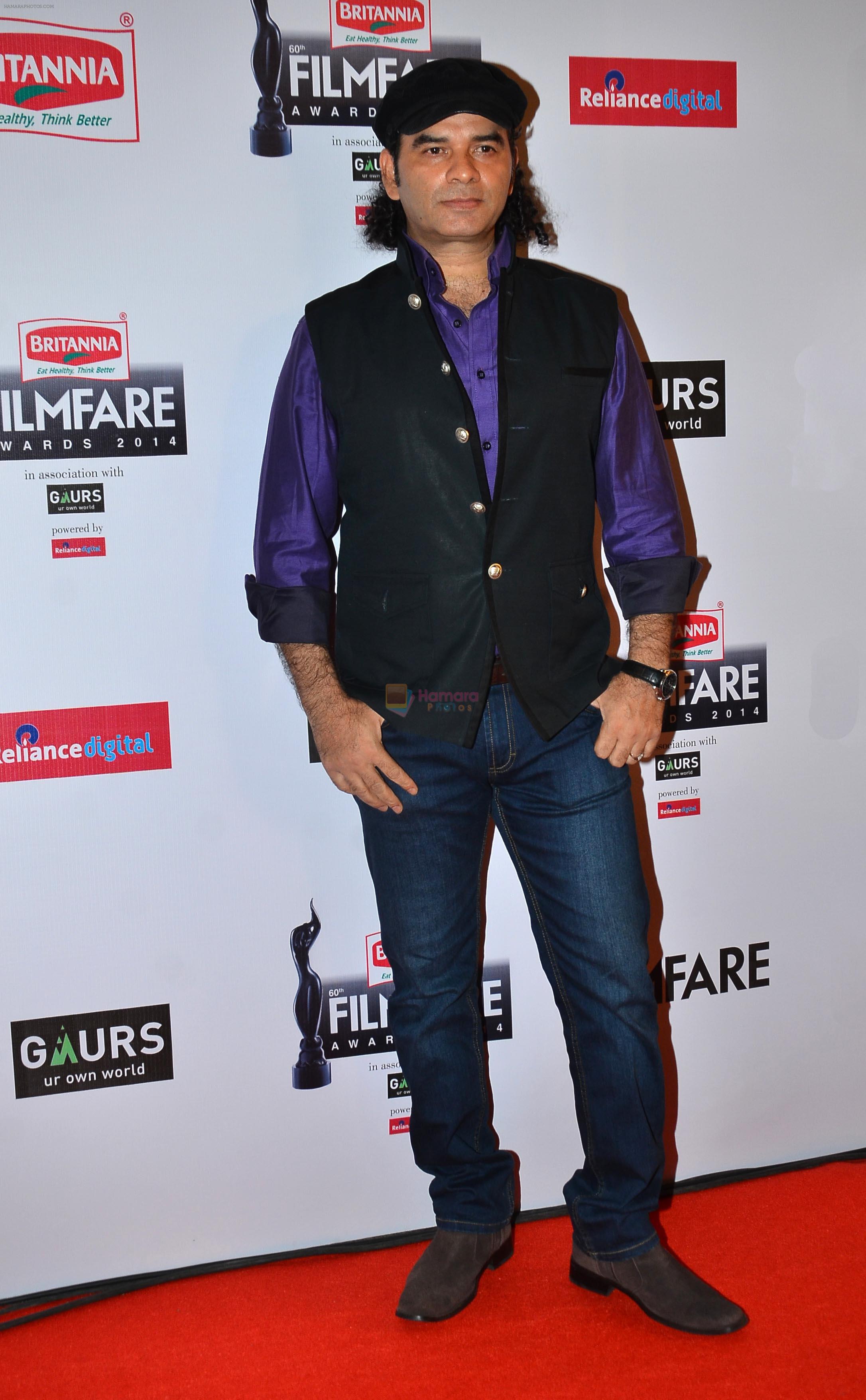 Mohit Chauhan graces the red carpet at the 60th Britannia Filmfare Awards