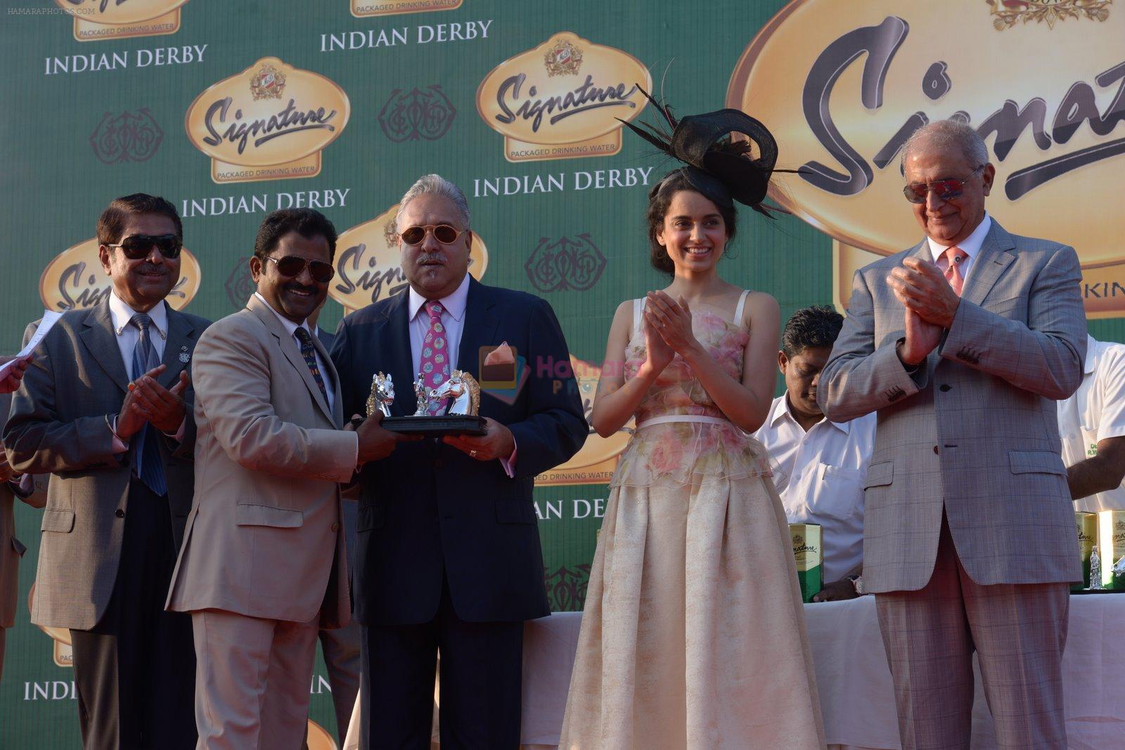 Kangana Ranaut at Signature Derby in Mumbai on 1st Feb 2015