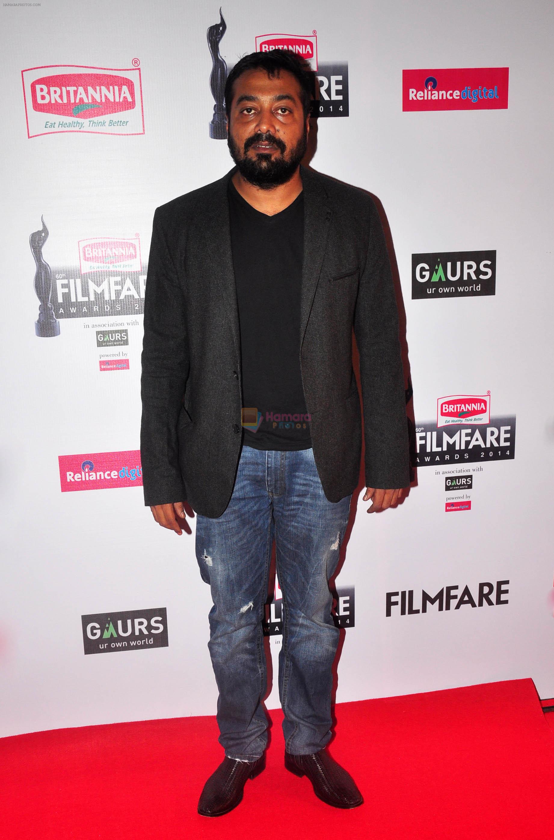 Anurag Kashyap graces the red carpet at the 60th Britannia Filmfare Awards