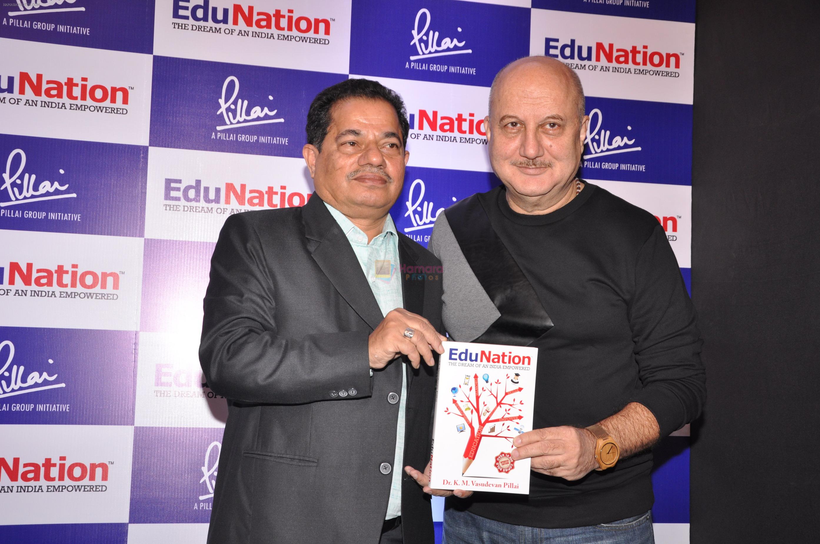 Dr Vasudevan Pilla & Actor Anupam Kher @ Book Launch - EduNation by Dr Pillai_04