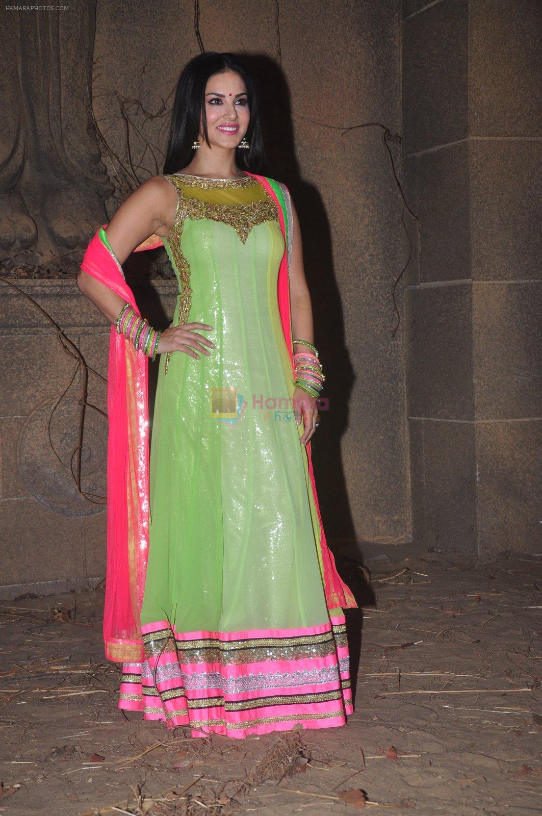 Sunny Leone on location of film Leela in Filmcity, Mumbai on 3rd Feb 2015