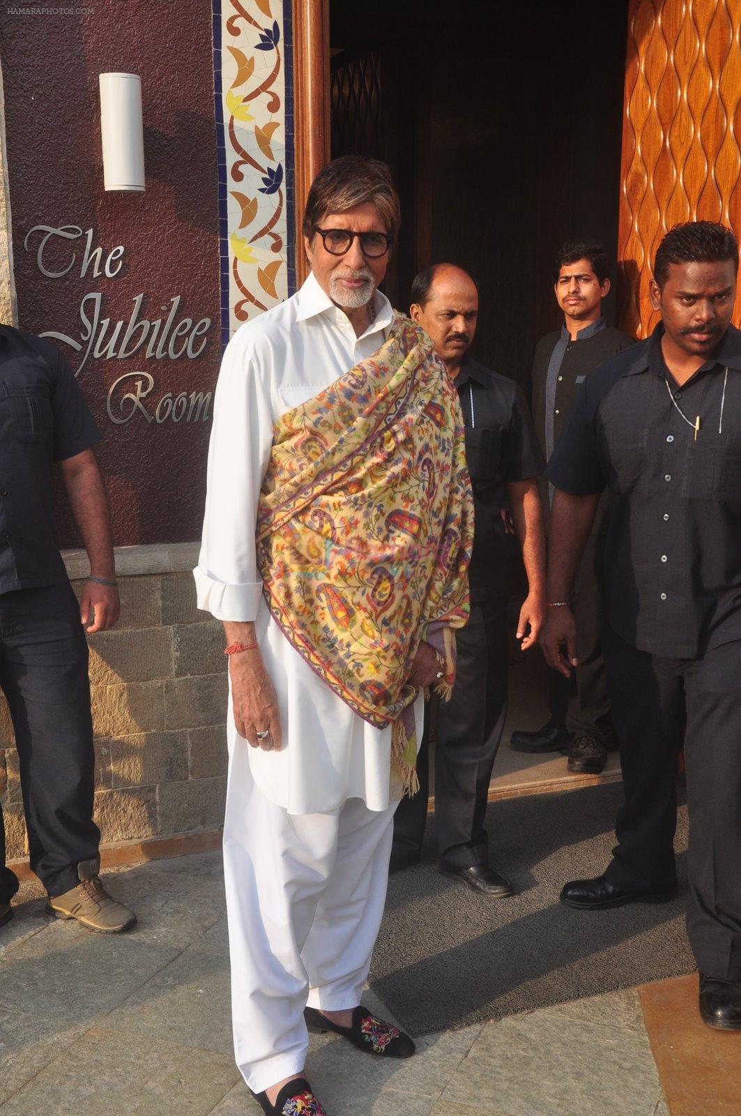 Amitabh Bachchan at Team interview of Shamitabh in Mehboob on 4th Feb 2015