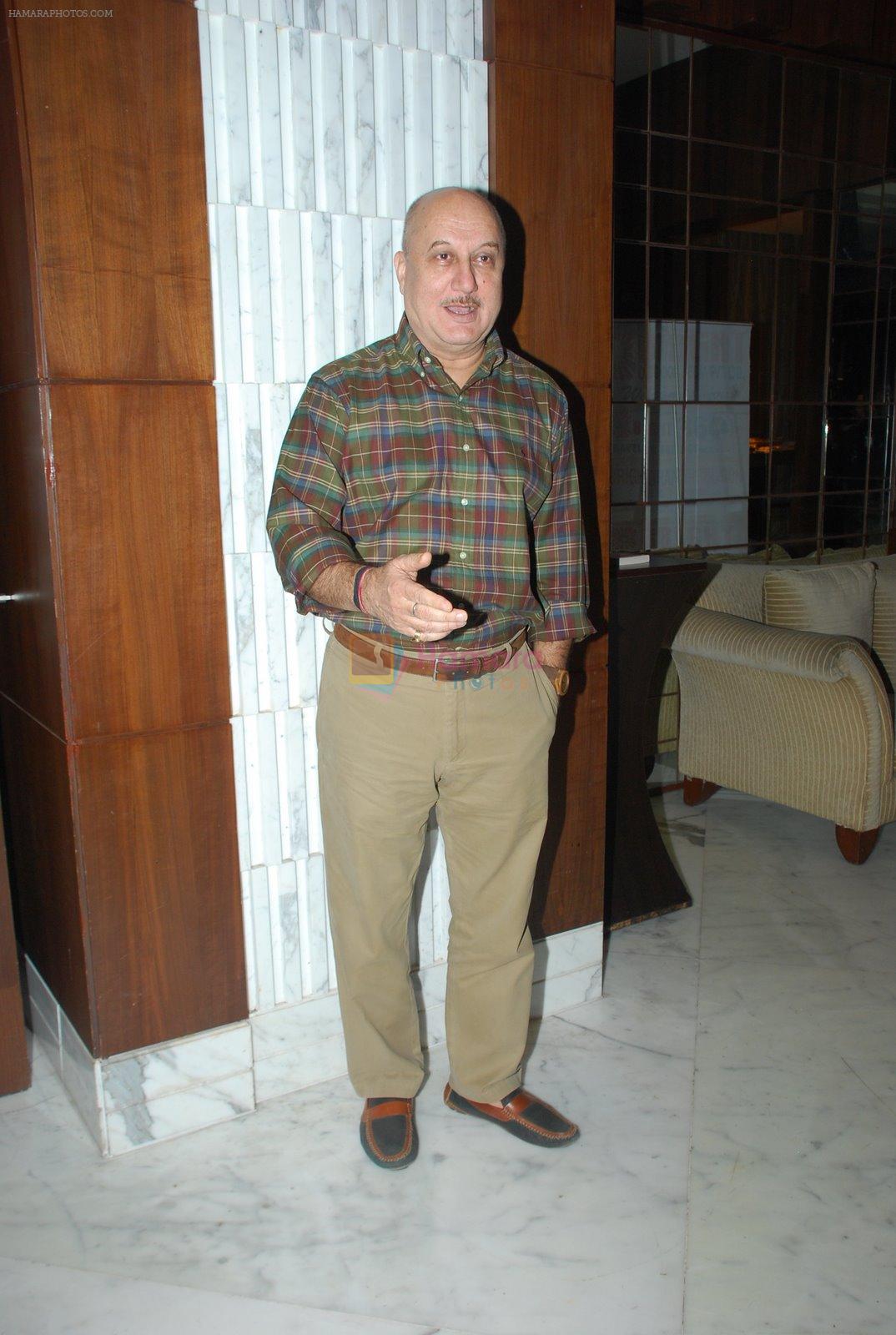 Anupam Kher at Arya Babbar's book launch in Enigma on 4th Feb 2015