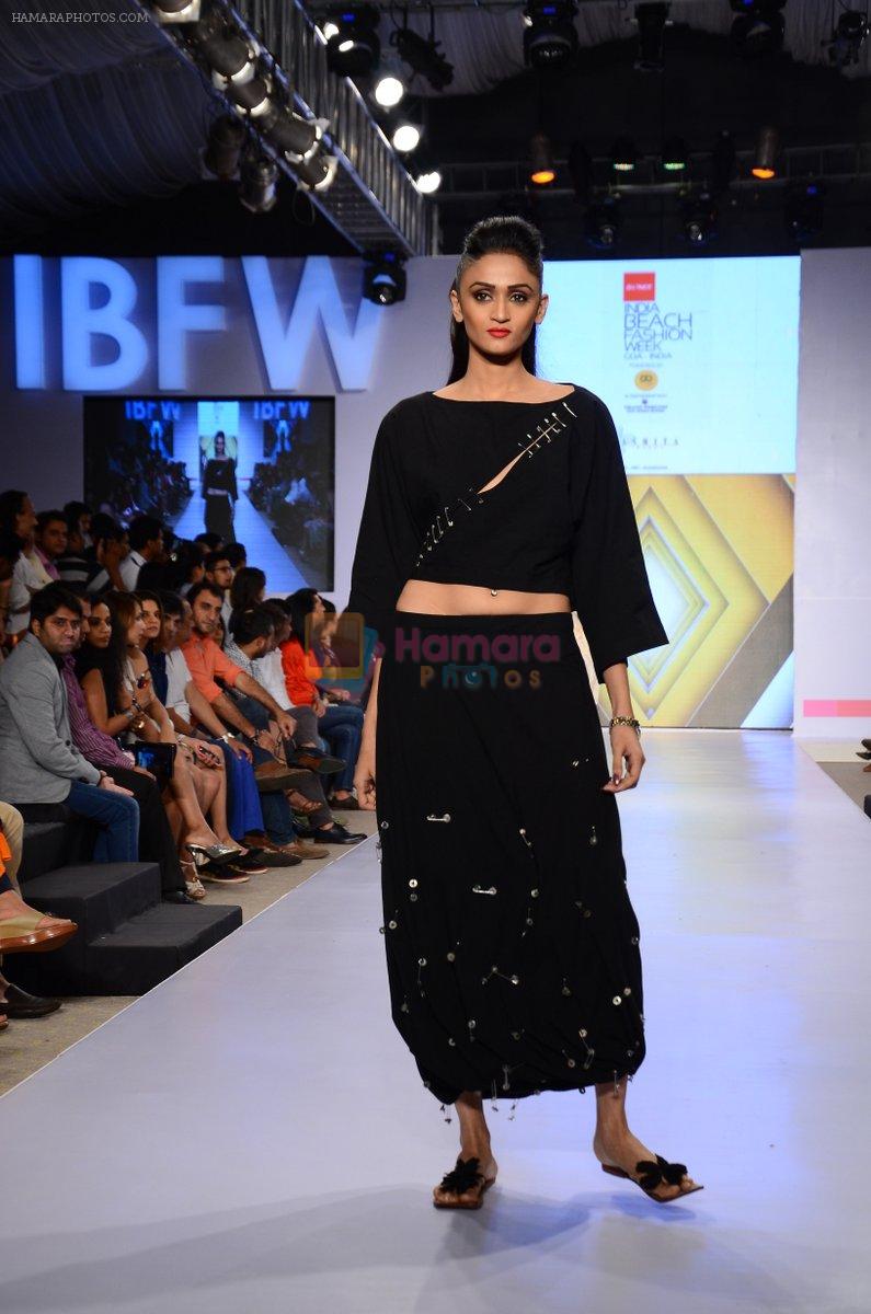 Model walk the ramp for Asmita Marwah Show at India beach Fashion Week in Goa on 5th Feb 2015