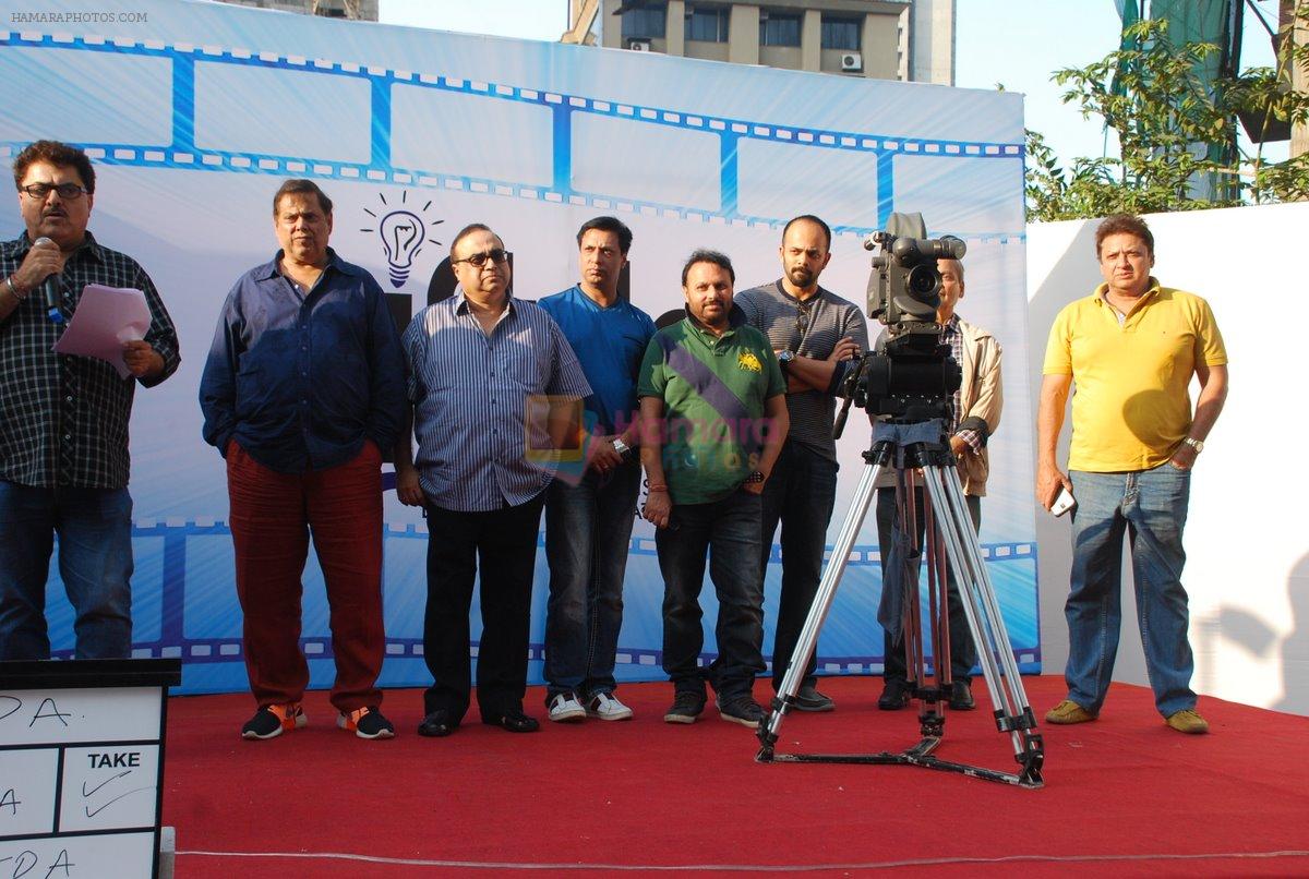 David Dhawan, Madhur Bhandarkar, Anil Sharma, Rohit Shettty, Rajkumar Santoshi, Ashok Pandit at The Indian film and Television Directors Association Office Opening in Mumbai on 8th Feb 2015