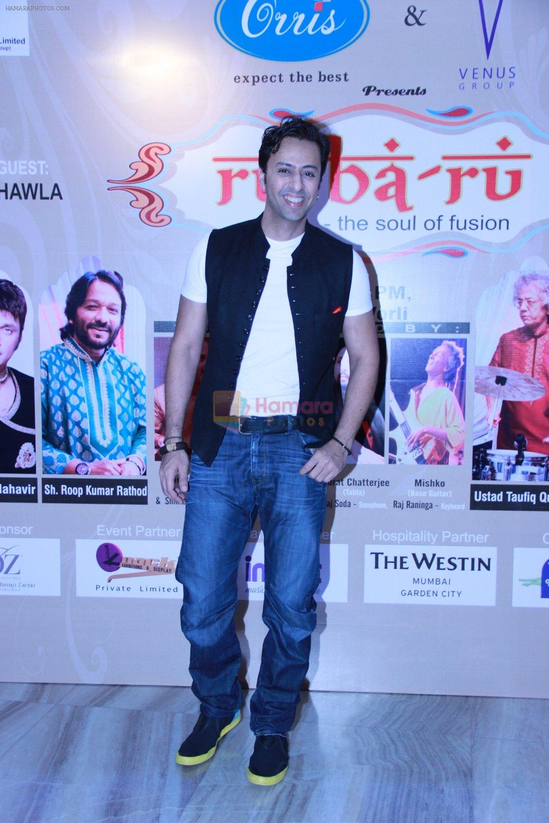 Salim Merchant at the launch of RUBARU fusion show in Mumbai on 11th Feb 2015