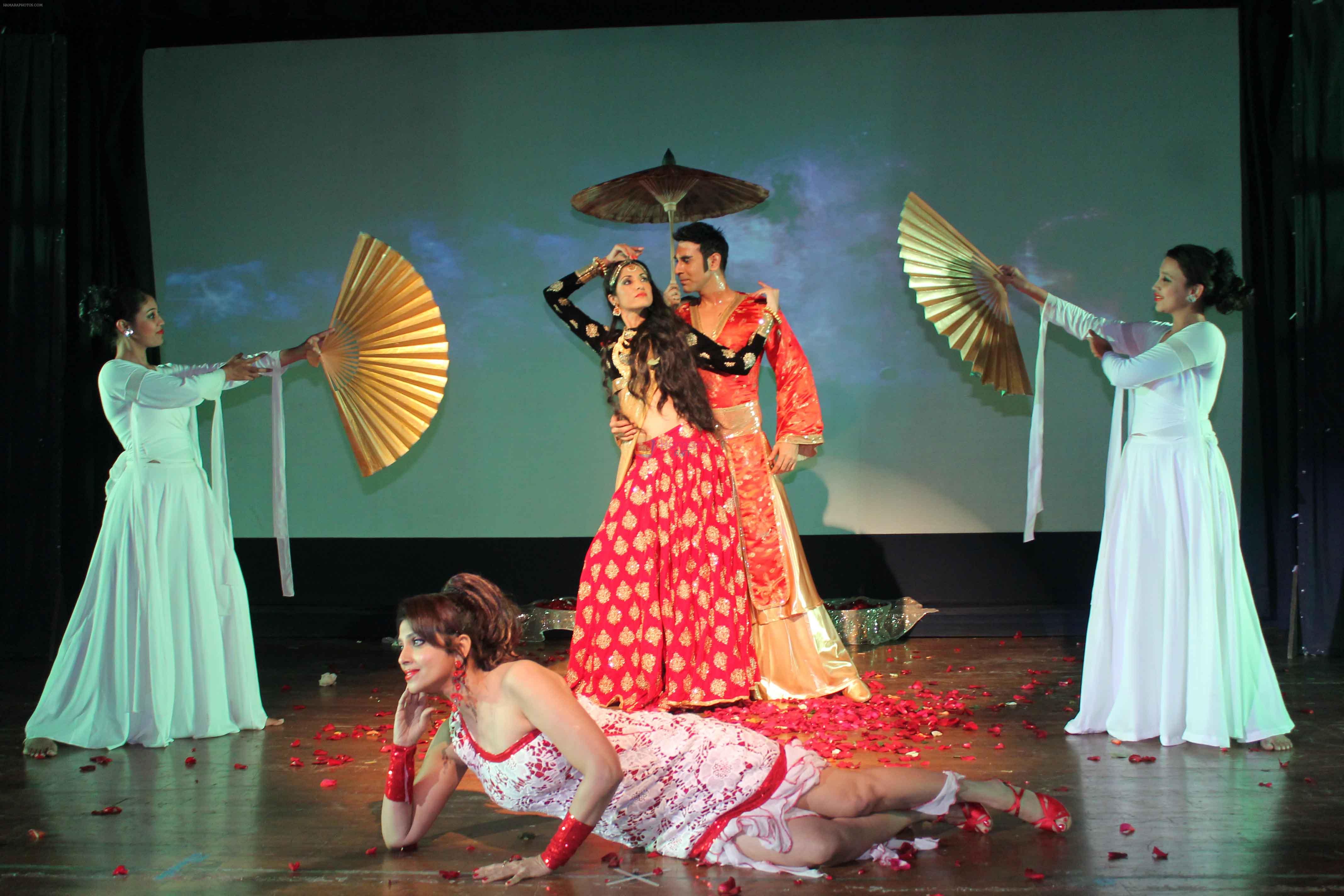 Sandip Soparrkar, jesse Randhawa and Varsha Usgaovkar at Indo Korean grand musical by Sandip Soparrkar based on 78 AD staged for Valentine's Day on 11th Feb 2