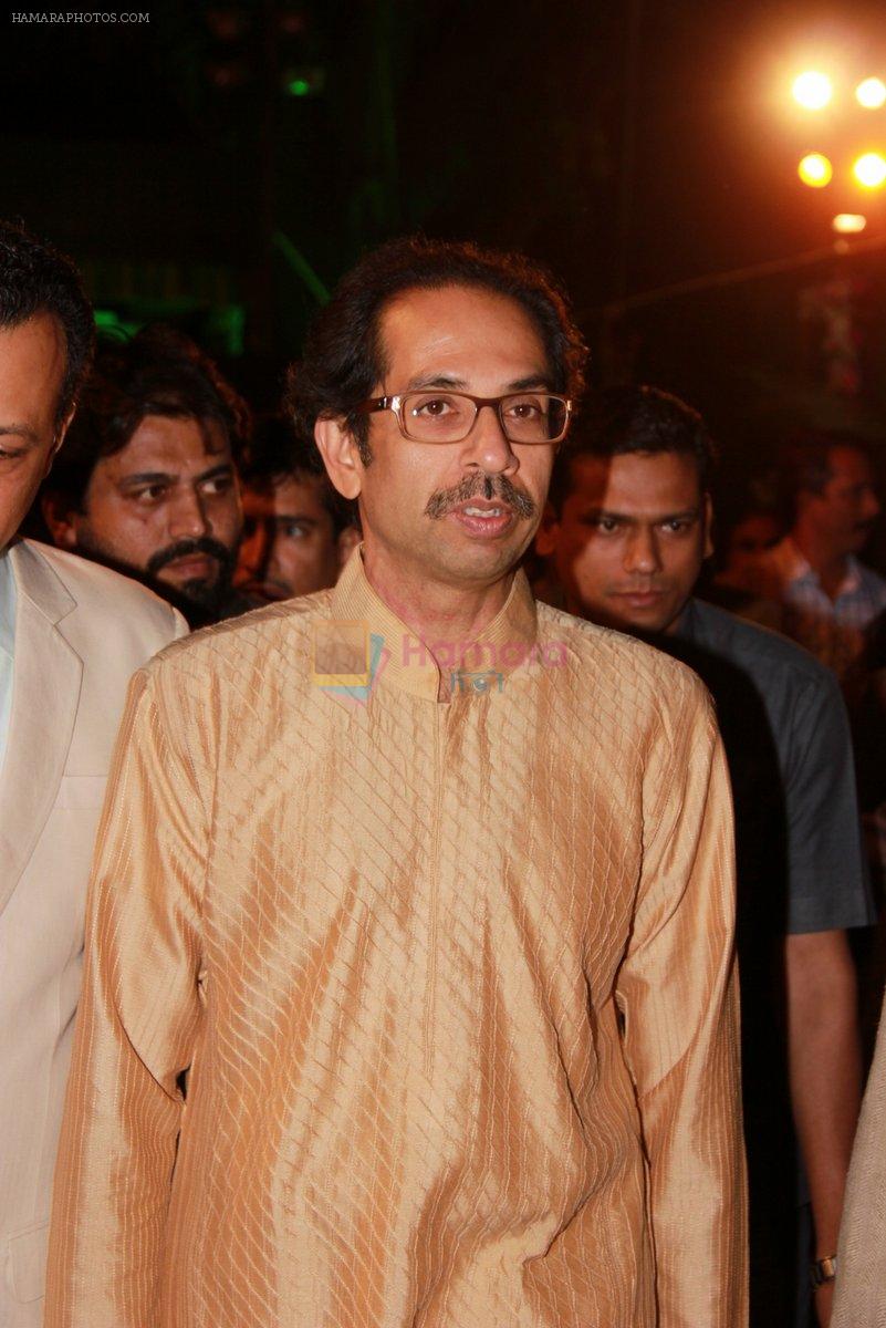 Uddhav Thackeray at Designer Manali Jagtap's Wedding Reception in Mumbai on 11th Feb 2015