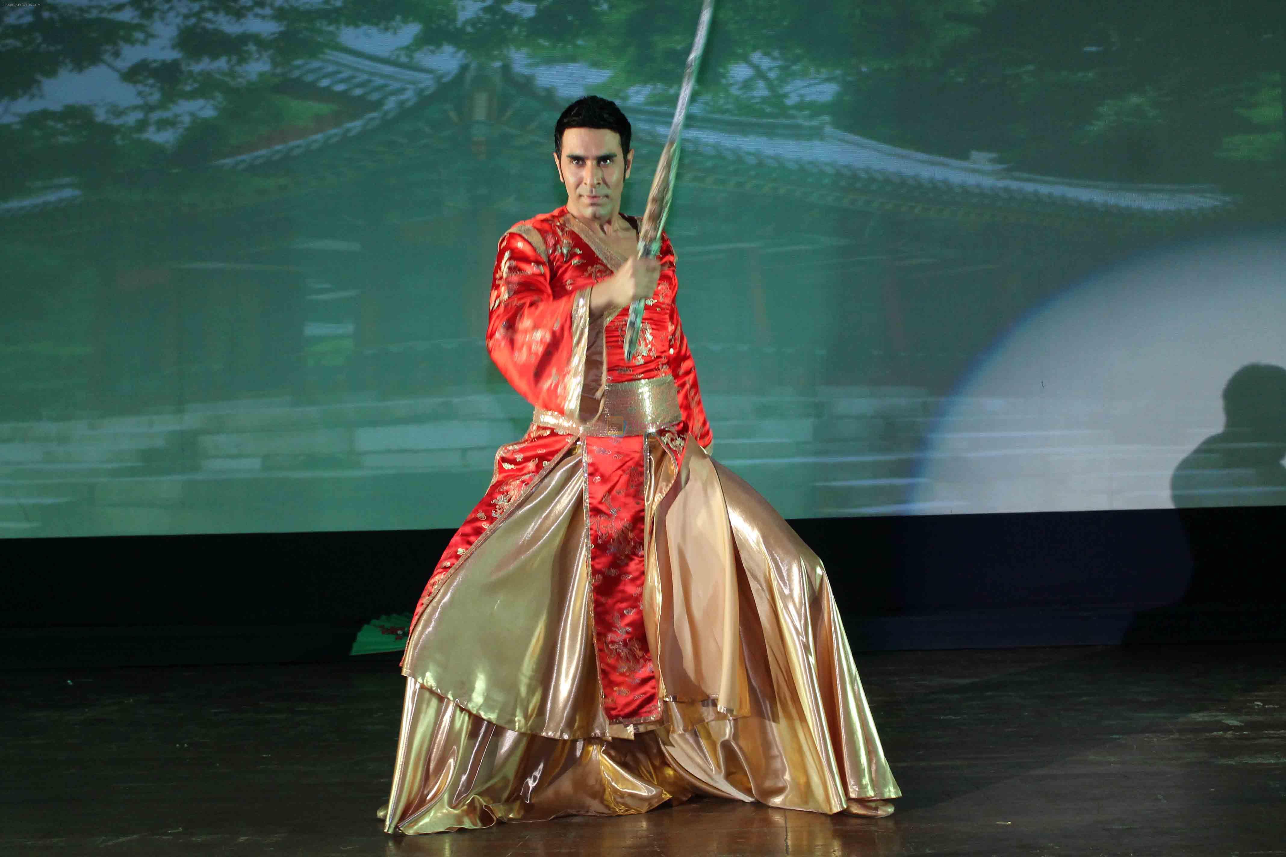 Sandip Soparrkar at Indo Korean grand musical by Sandip Soparrkar based on 78 AD staged for Valentine's Day on 11th Feb 2015