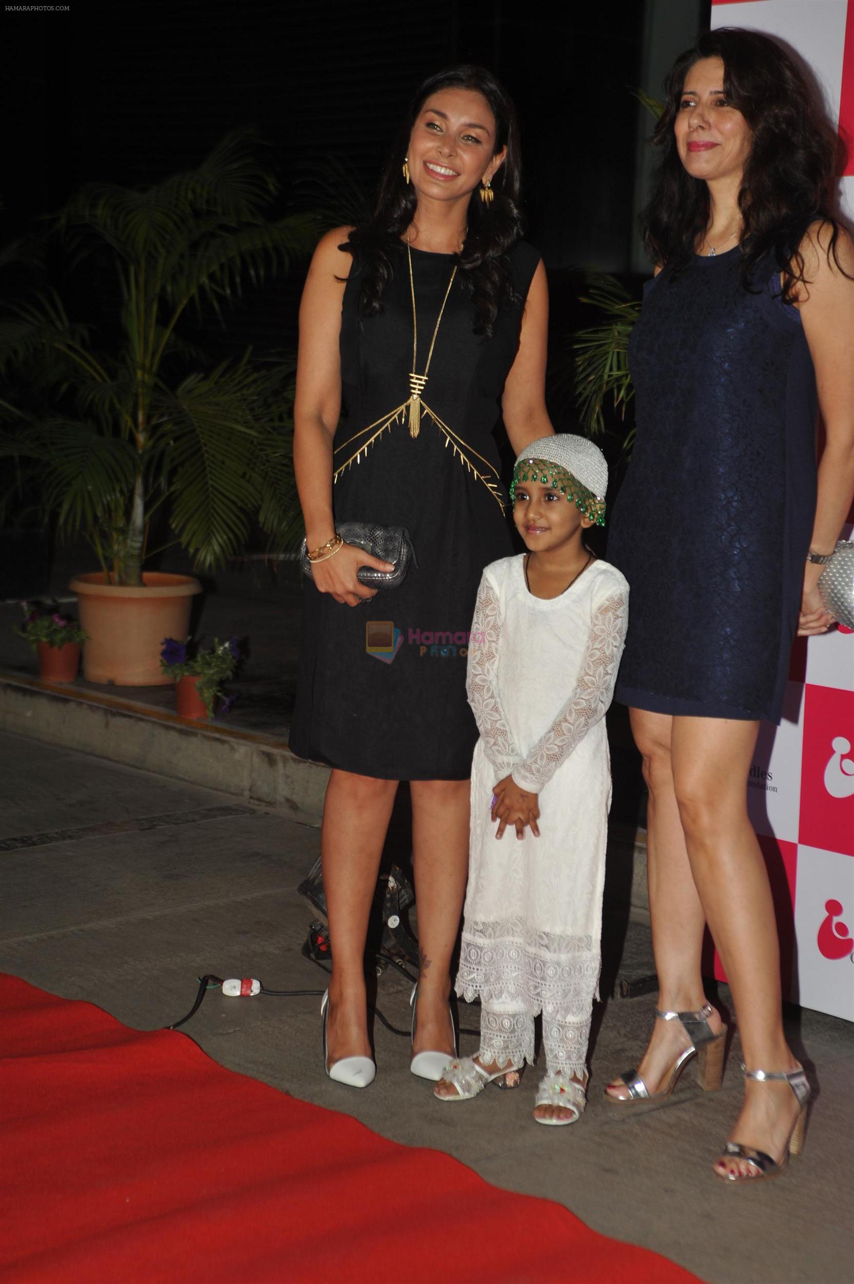 Lisa Ray at 3rd Annual Charity Fundraiser Art Exhibition by Cuddles Foundation in support for children suffering from Cancer in Mumbai on 11th Feb 2015