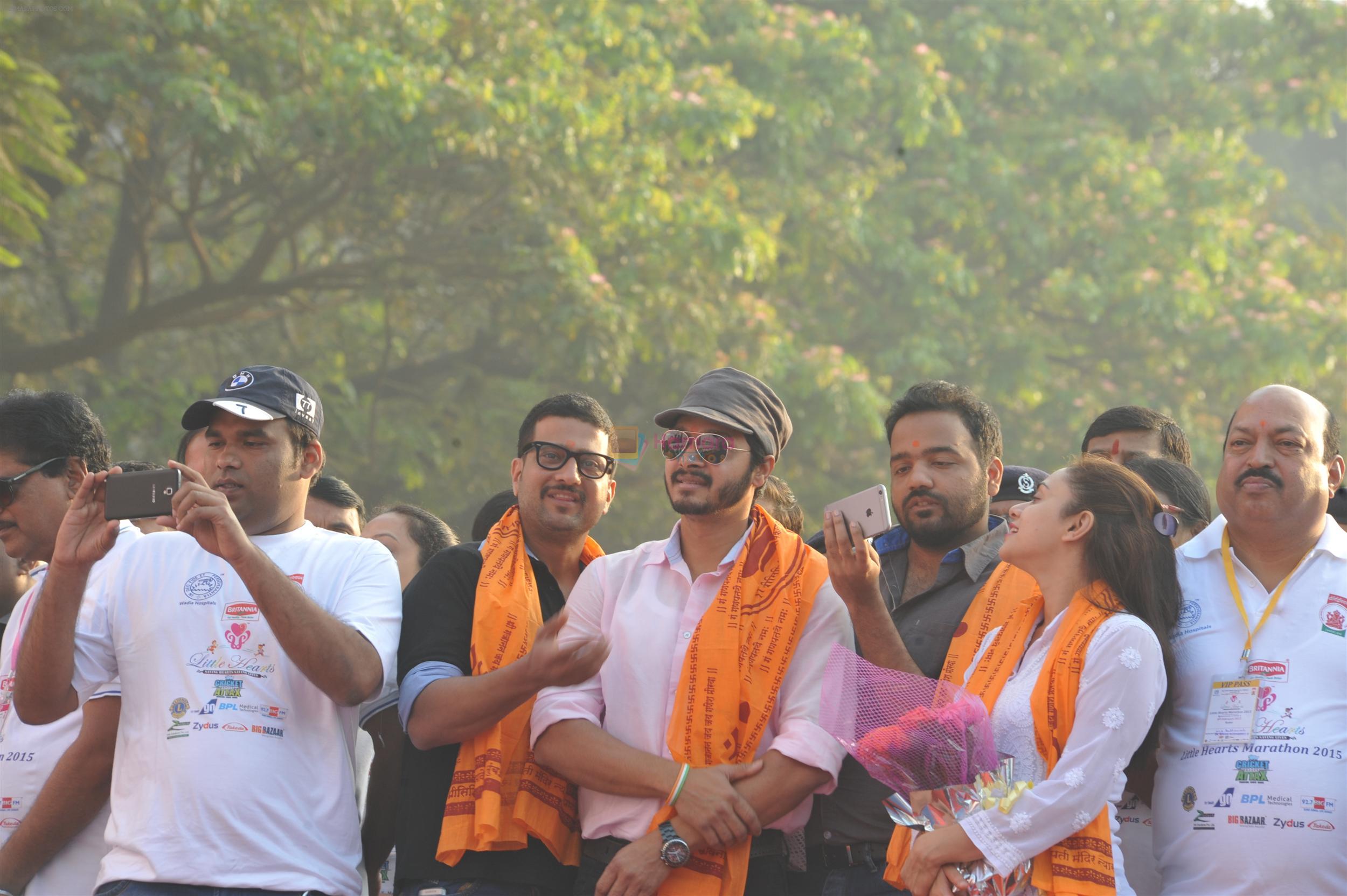 Shreyas Talpade at Little Hearts Marathon 2015 in Mumbai on 11th Feb 2015