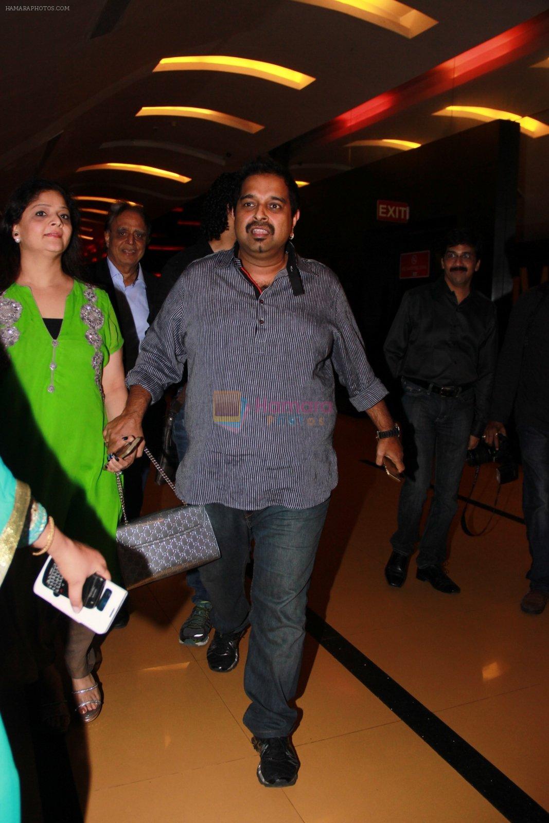 Shankar Mahadevan at the Premiere of marathi movie Mitwaa on Cinema, Mumbai on 12th Feb 2015
