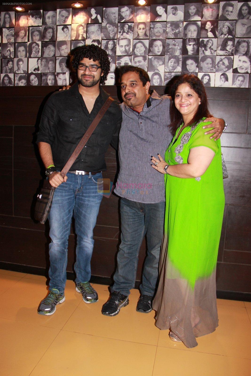 Shankar Mahadevan, Siddharth Mahadevan at the Premiere of marathi movie Mitwaa on Cinema, Mumbai on 12th Feb 2015