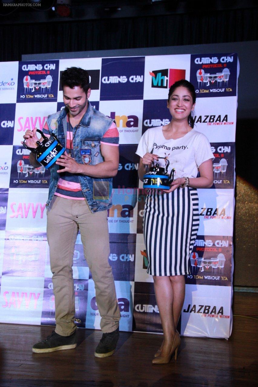 Varun Dhawan, Yami Gautam promote Badlapur at National college festival on 13th Feb 2015