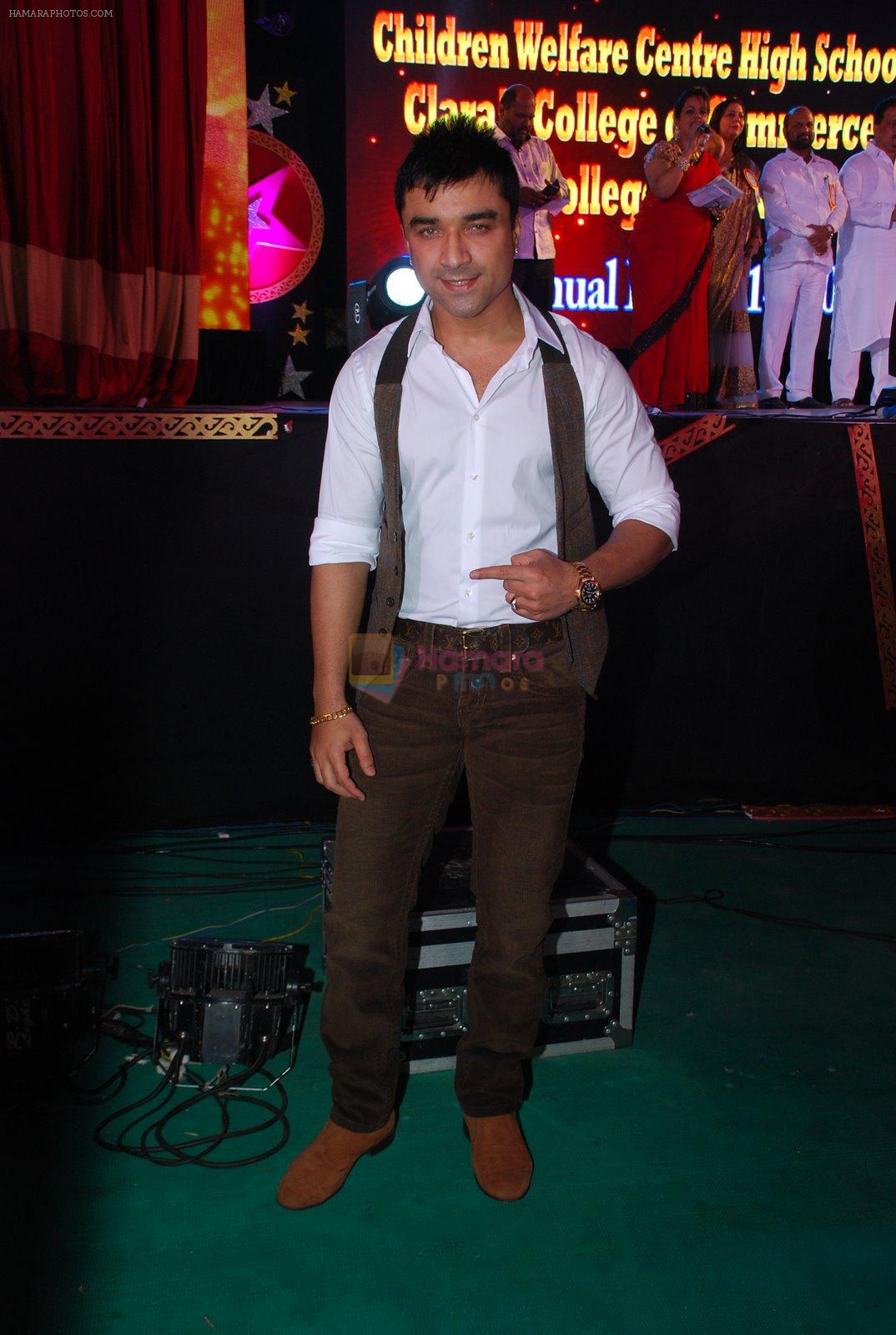 Ajaz Khan at the 34th Annual Day Celebration and Prize Distribution Ceremony of Children�s Welfare Centre High School on 14th Feb 2015