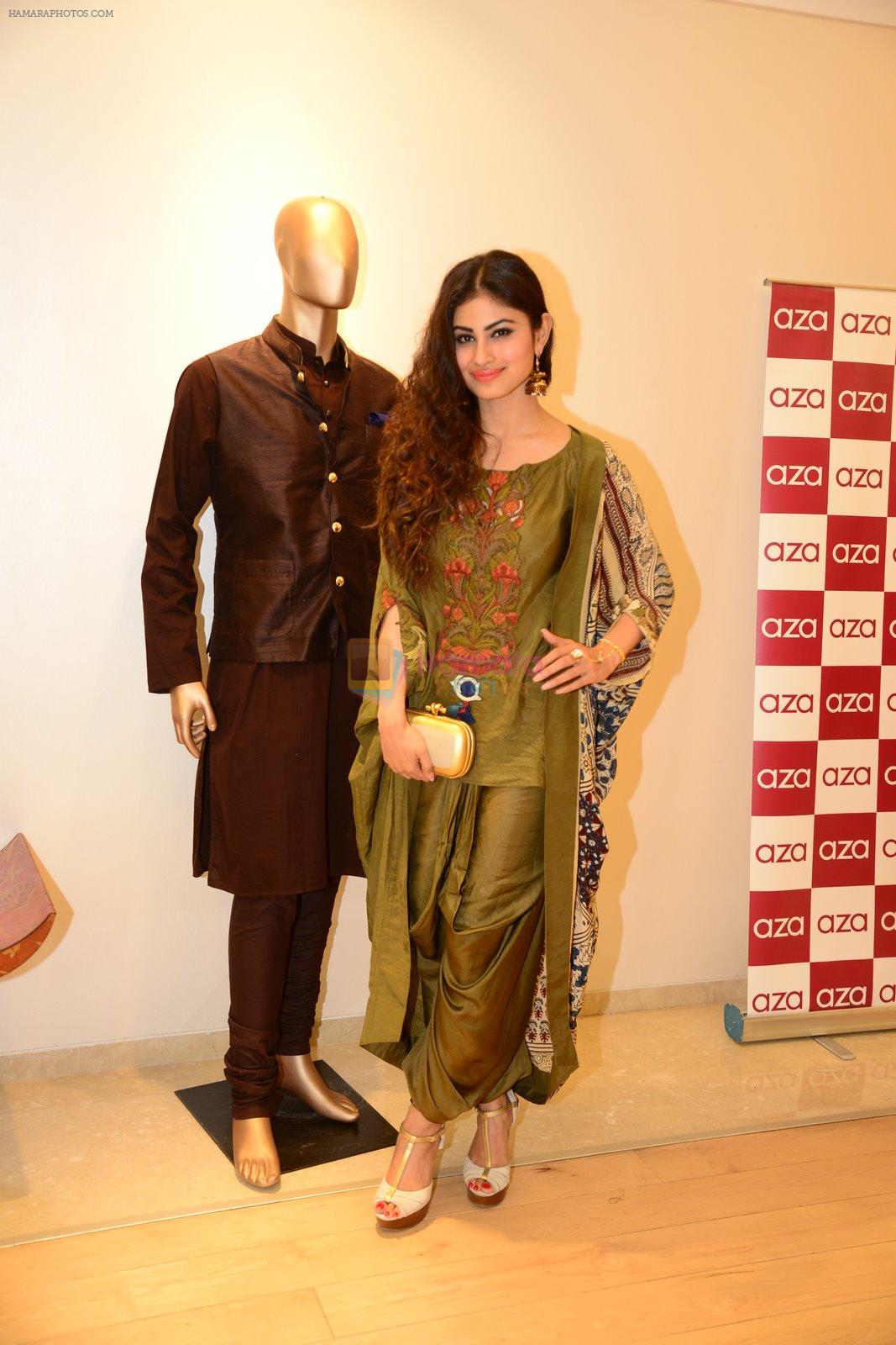 Mouni Roy at designer Kunal Rawal's menswear collection launch at AZA in Bandra, Mumbai on 13th Feb 2015