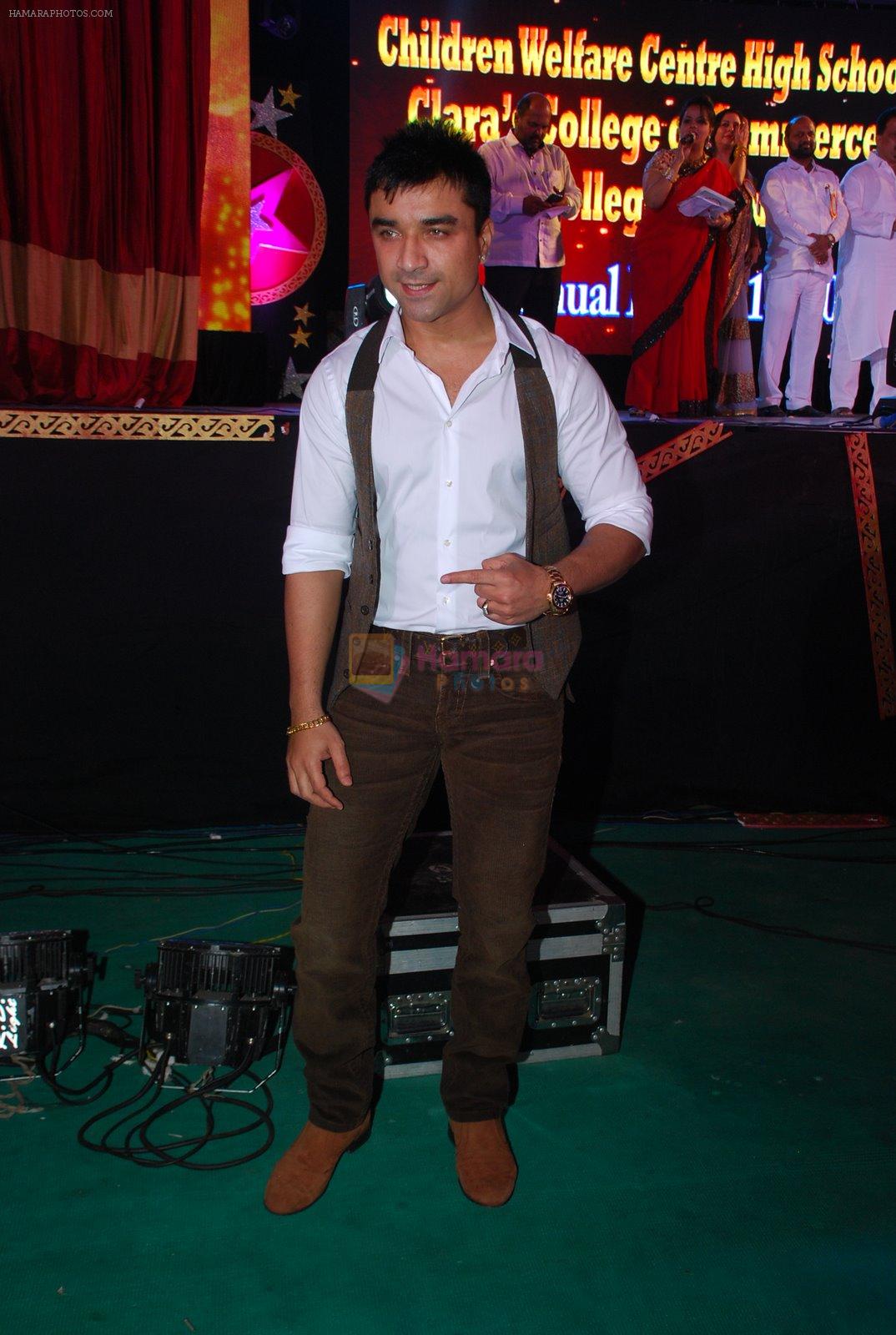 Ajaz Khan at the 34th Annual Day Celebration and Prize Distribution Ceremony of Children's Welfare Centre High School on 14th Feb 2015,1