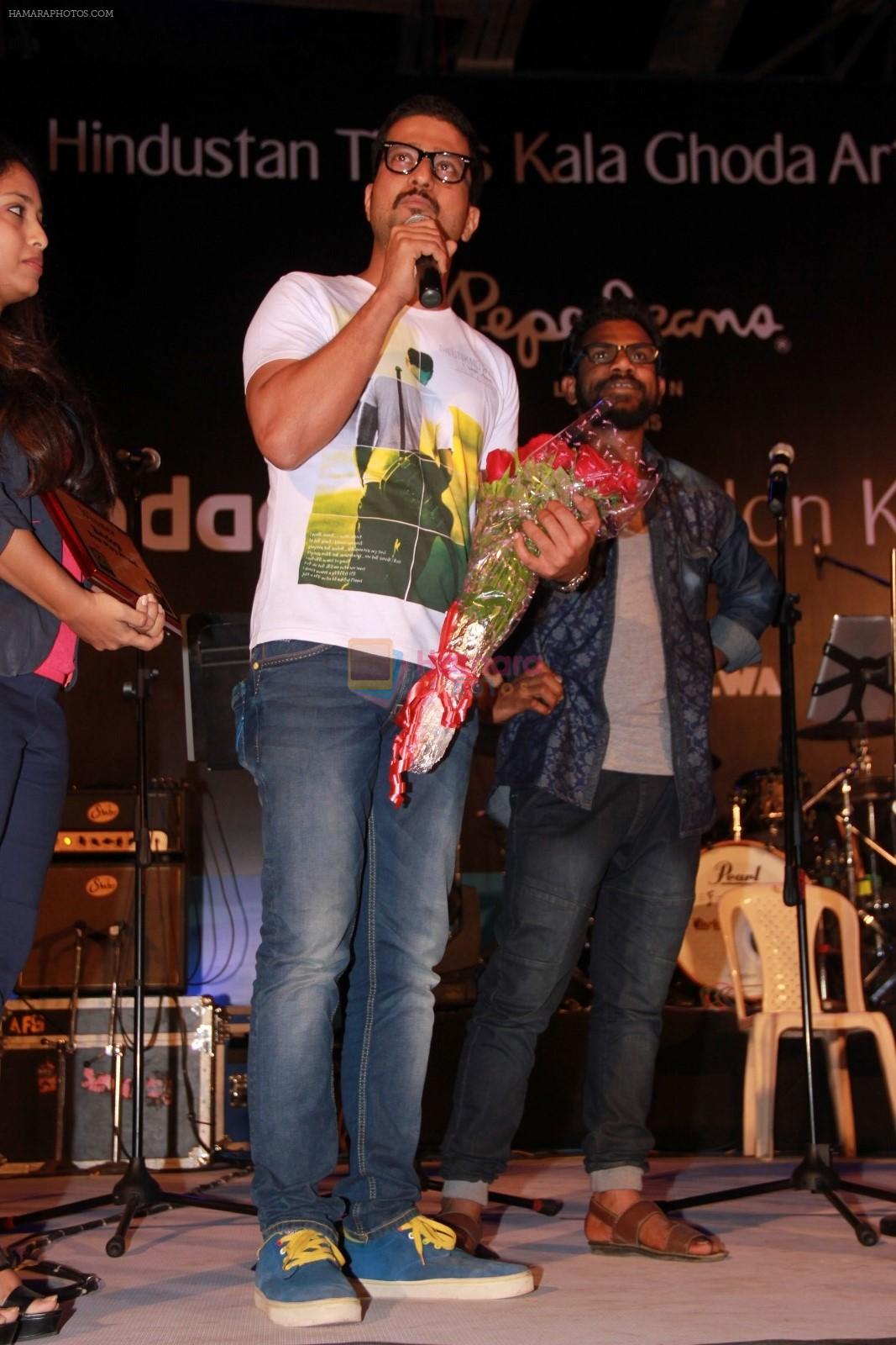 at Pepe Jeans music festival of Kala Ghoda in Mumbai on 15th Feb 2015