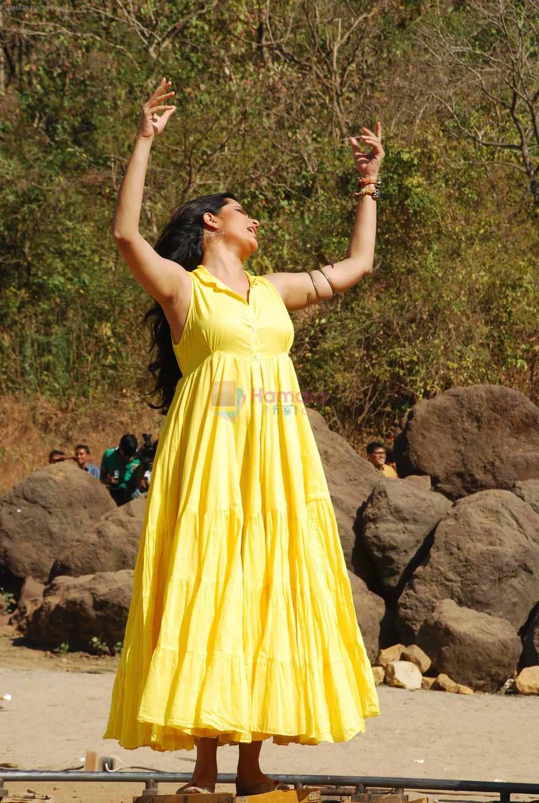 Sona Mohapatra's video shsoot for film Saavi on 17th Feb 2015