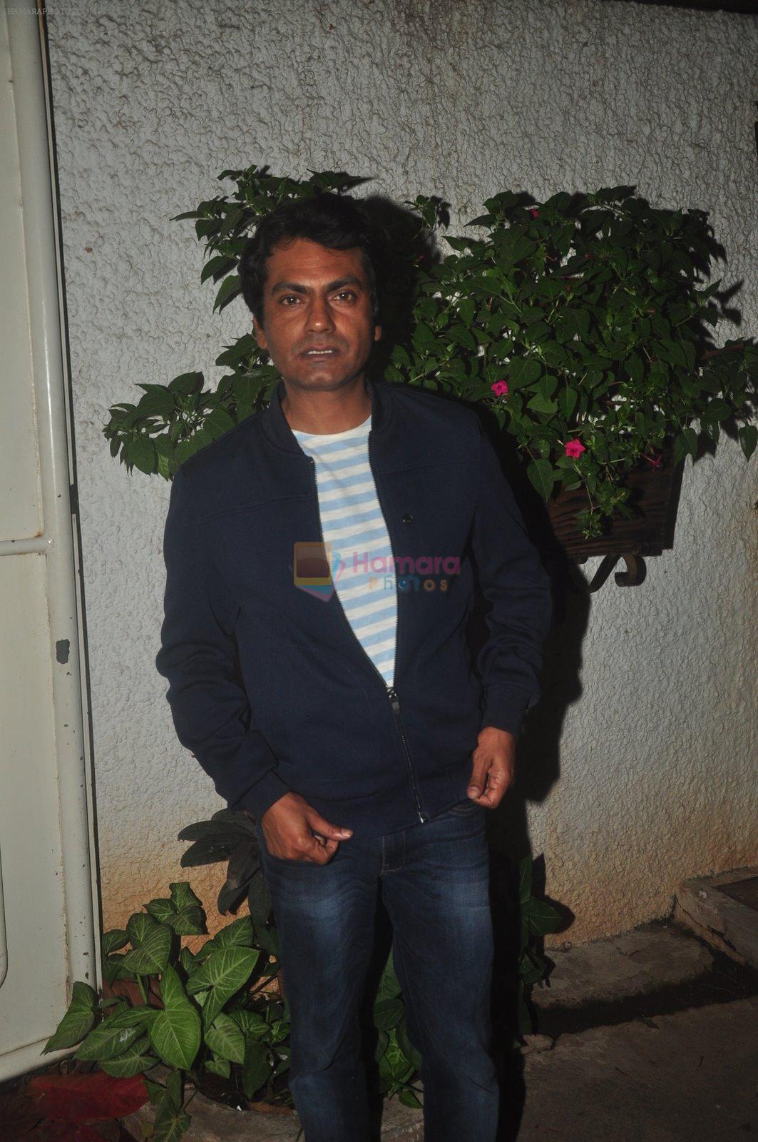 Nawazuddin Siddiqui at Badlapur Screening in Sunny Super Sound on 18th Feb 2015