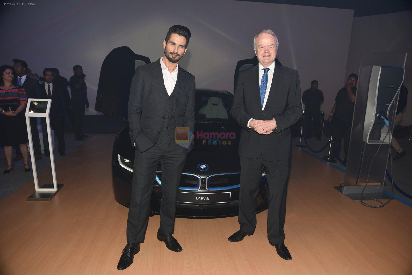Shahid Kapoor at BMW i8 launch in Mumbai on 18th Feb 2015
