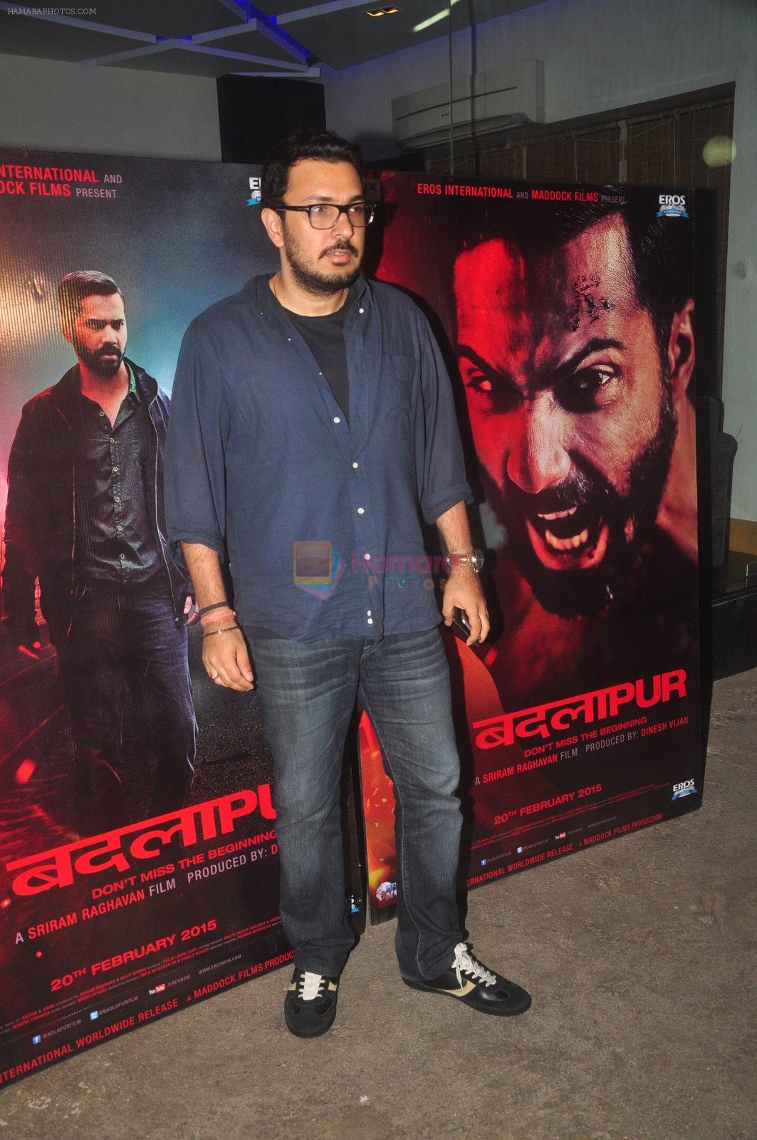Dinesh Vijan at Badlapur Screening in Sunny Super Sound on 18th Feb 2015