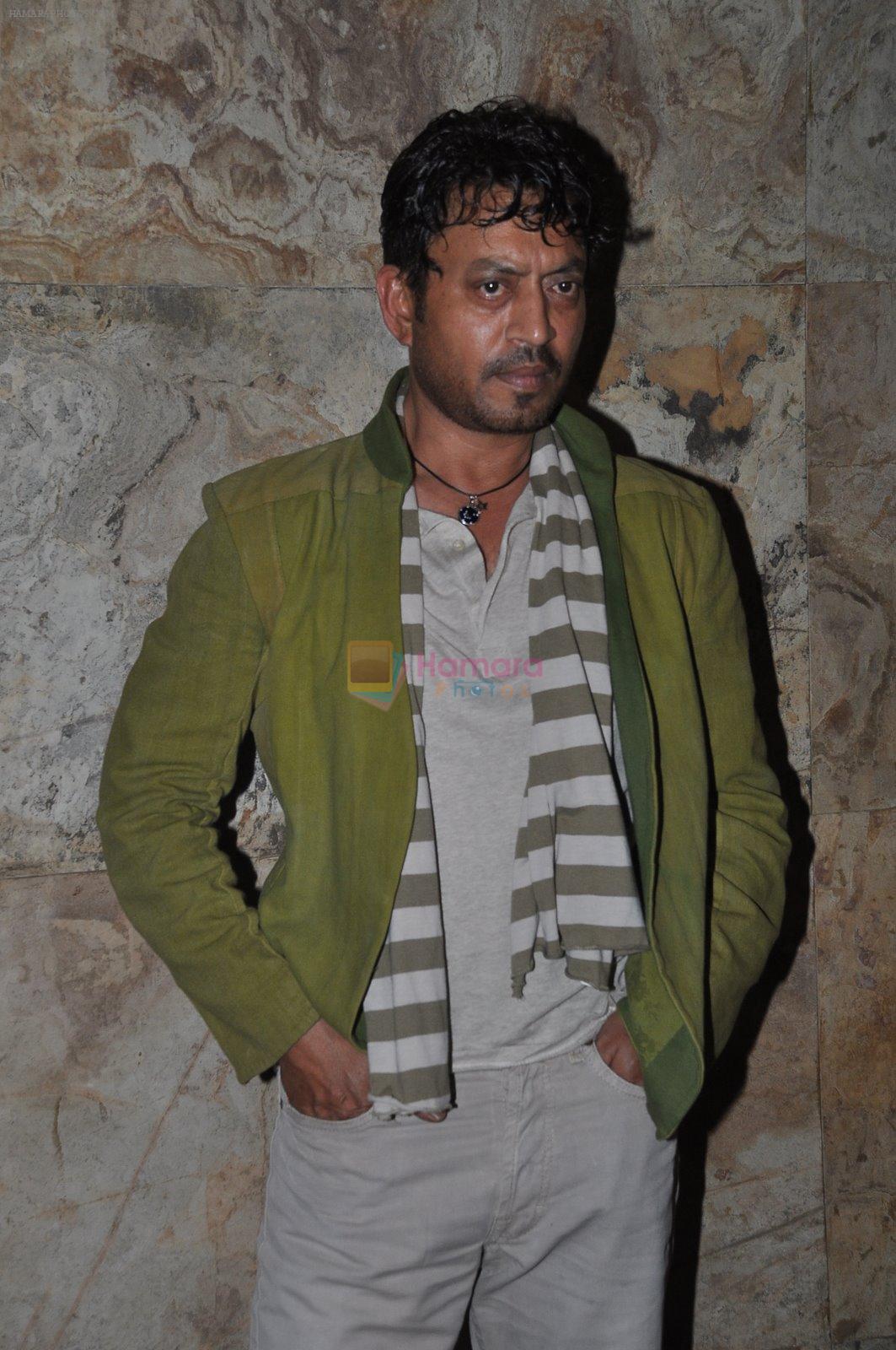 Irrfan Khan at Qissa screening in Lightbox, Mumbai on 19th Feb 2015