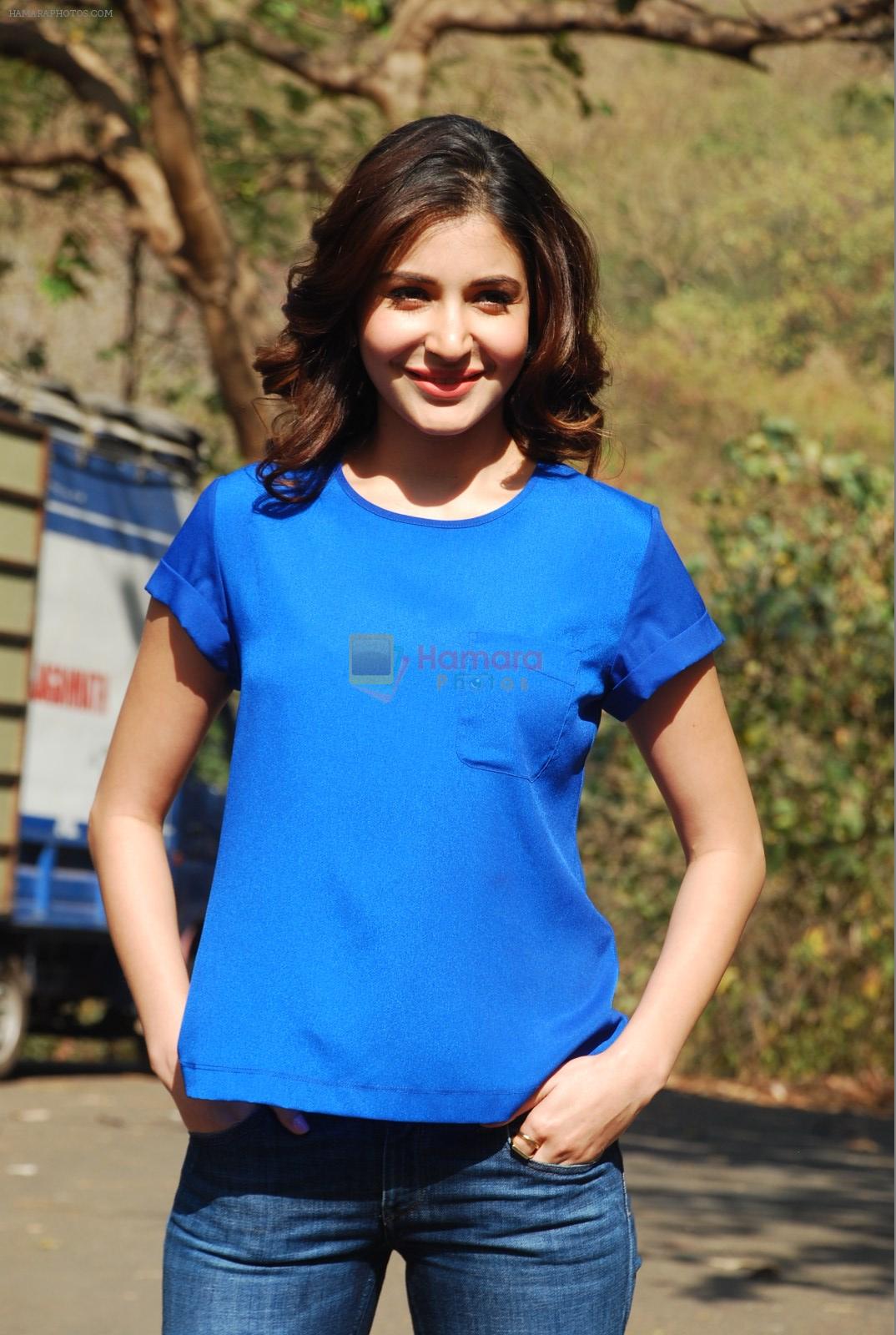 Anushka Sharma on the sets of life ok in Filmcity, Mumbai on 20th Feb 2015