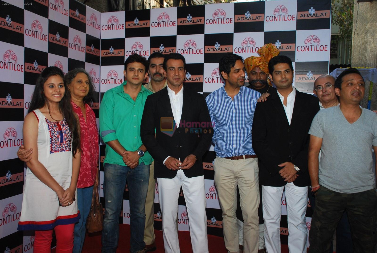 Ronit Roy, Anand Goradia  at Sony TV serial Adaalat's 400 episodes celebration in Malad, Mumbai on 20th Feb 2015