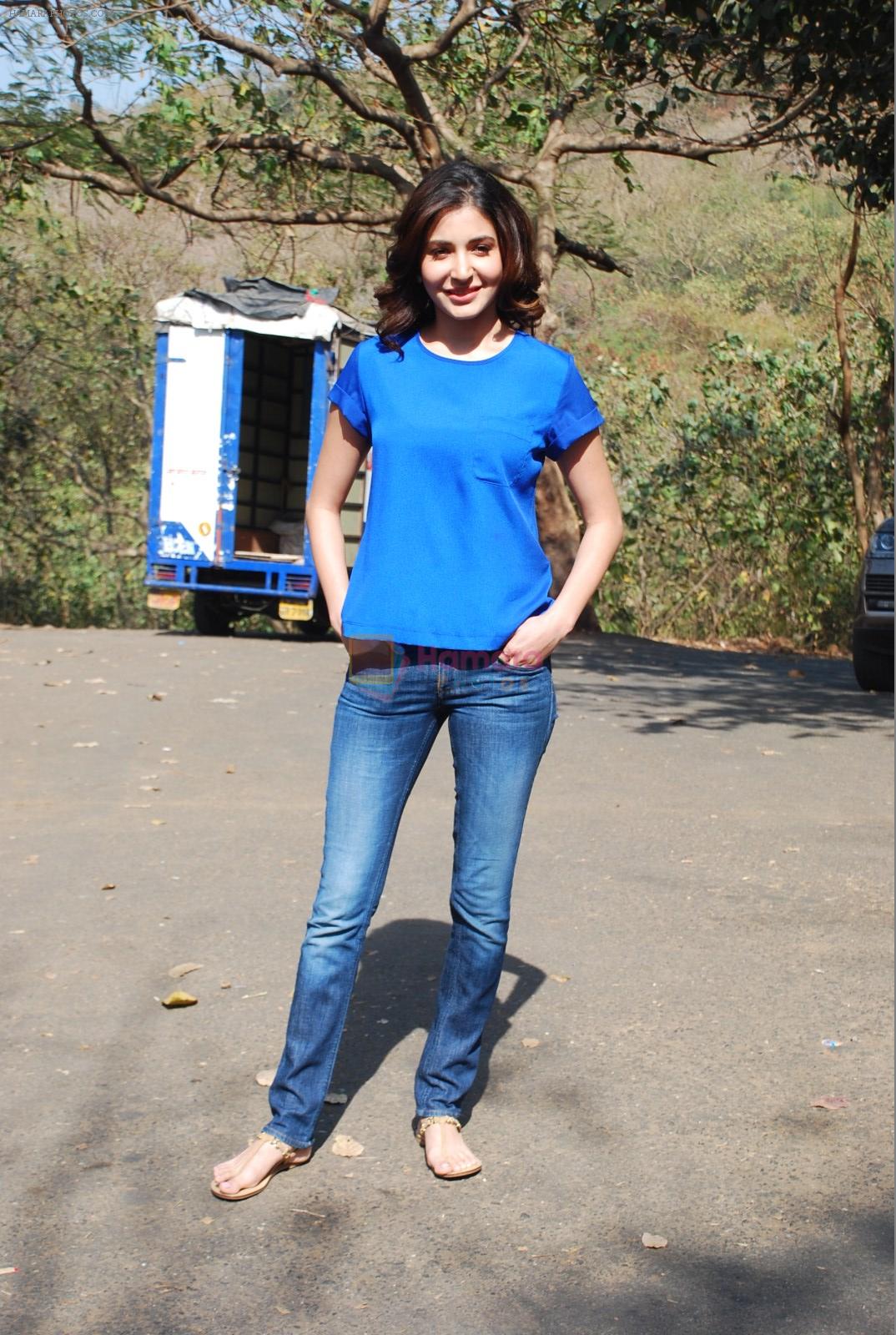 Anushka Sharma on the sets of life ok in Filmcity, Mumbai on 20th Feb 2015