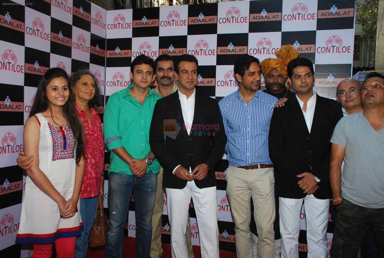 Ronit Roy, Anand Goradia  at Sony TV serial Adaalat's 400 episodes celebration in Malad, Mumbai on 20th Feb 2015