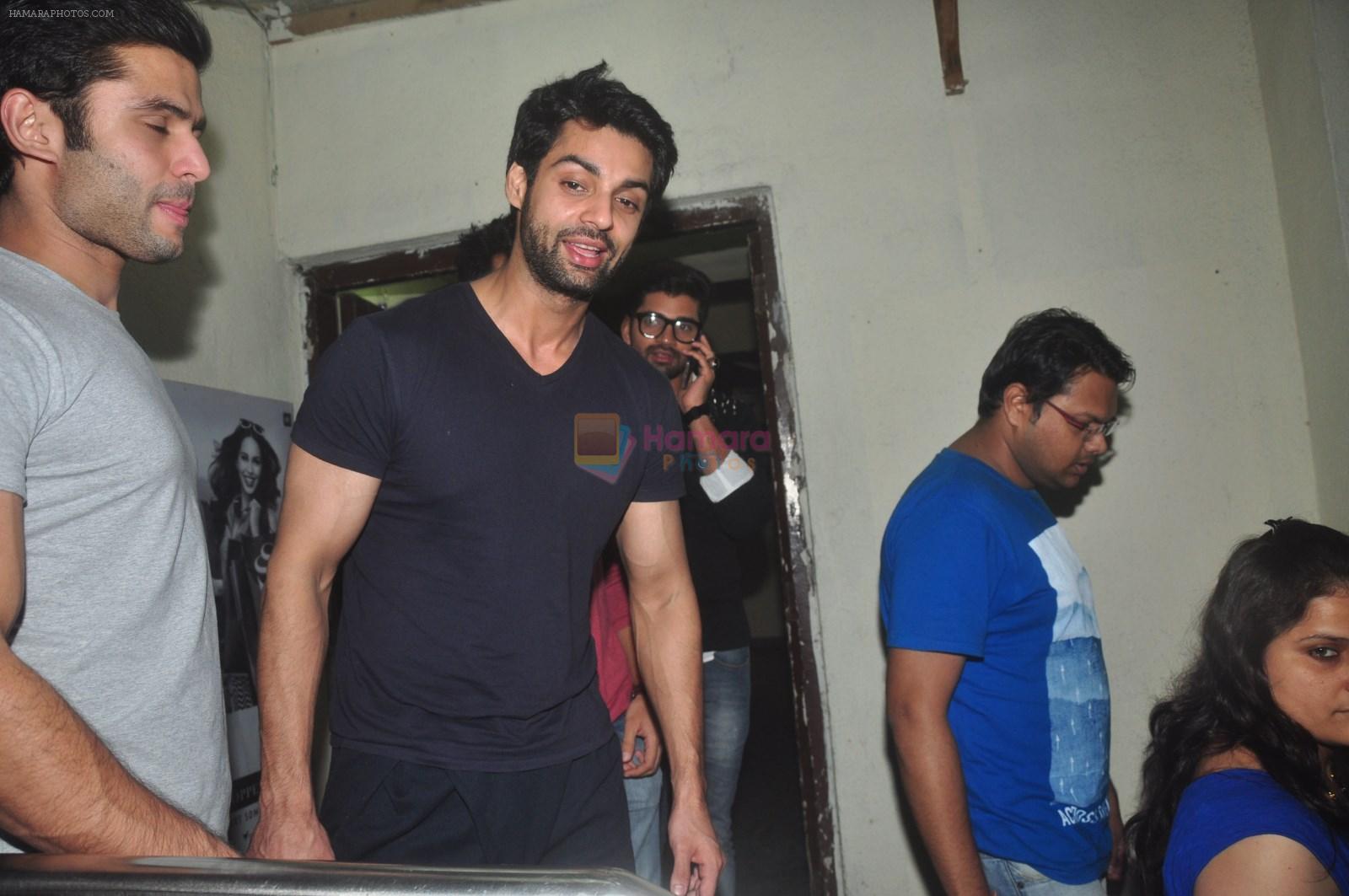 Karan Wahi at pvr to watch badlpaur on 20th Feb 2015