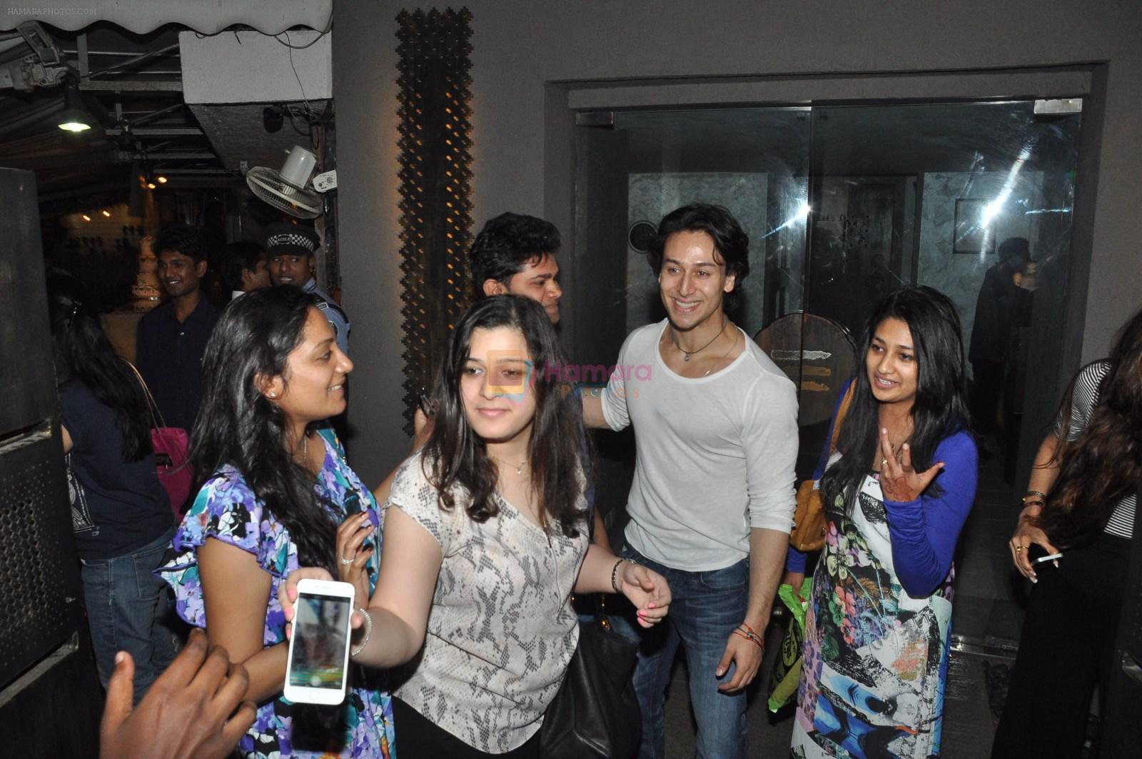 Tiger Shroff snapped in bandra on 20th Feb 2015