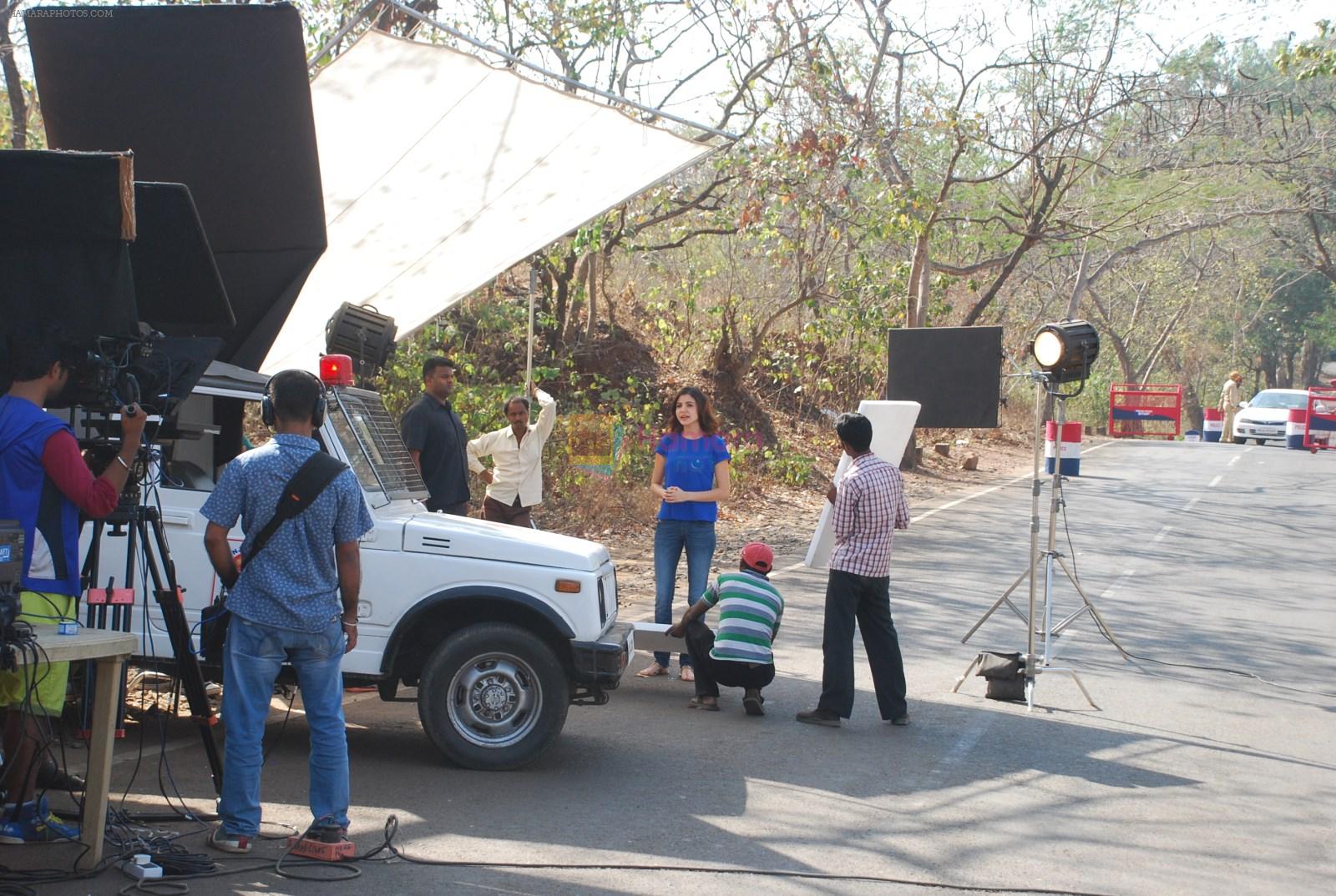 Anushka Sharma on the sets of life ok in Filmcity, Mumbai on 20th Feb 2015