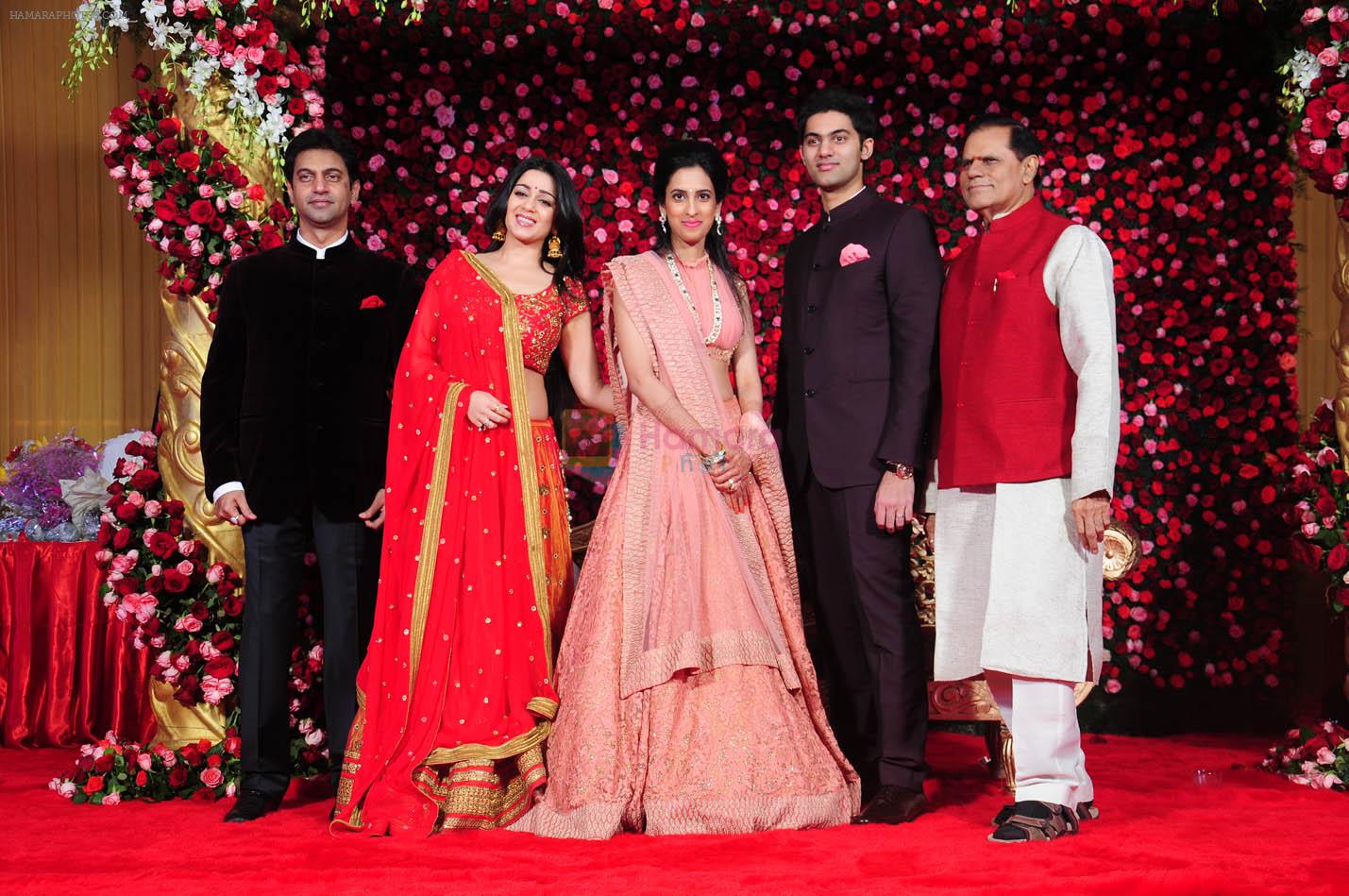 at Reddy son wedding reception in Delhi on 21st Feb 2015