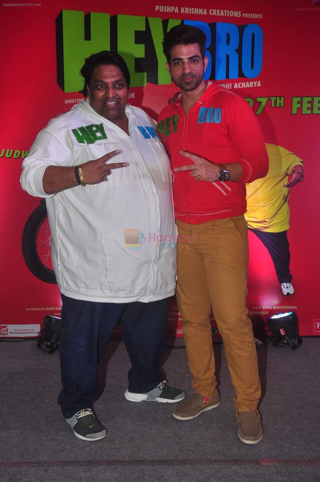 Maninder Singh, Ganesh Acharya at Hey Bro promotional event in Malad, Mumbai on 21st Feb 2015