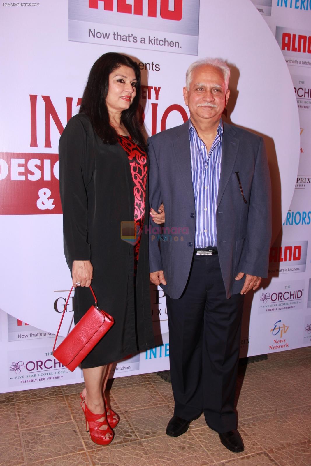 Kiran Juneja, Ramesh Sippy at Socirty Interior Awards in Mumbai on 21st Feb 2015