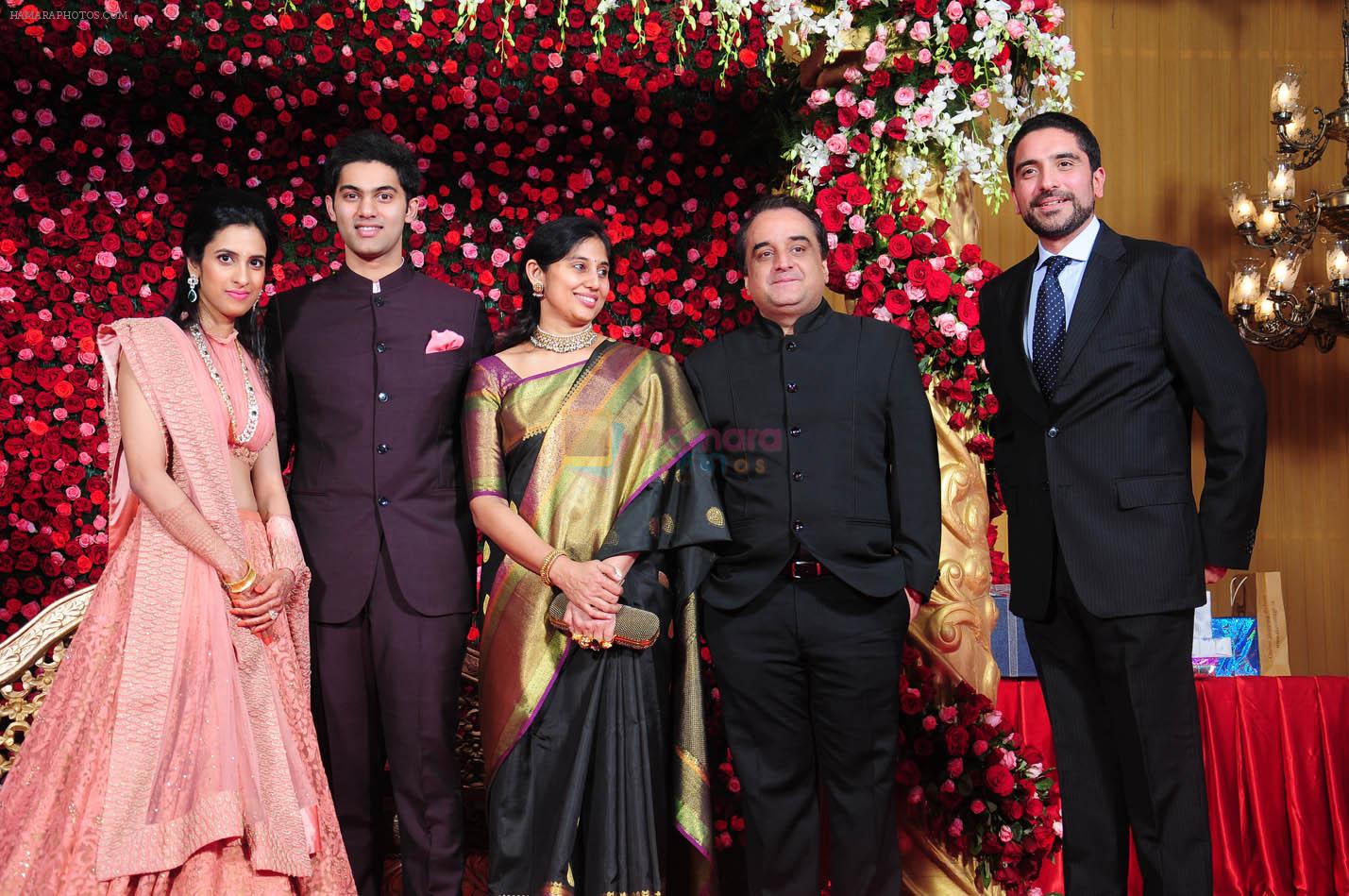 at Reddy son wedding reception in Delhi on 21st Feb 2015