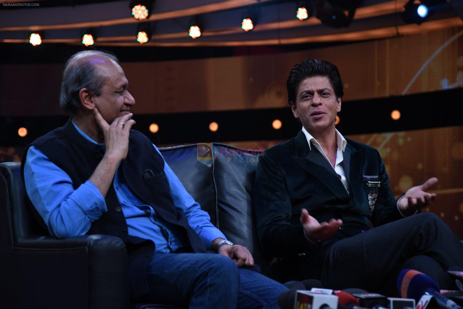Shahrukh Khan at India Poochega Sabse Shaana Kaun Media Meet in RK Studios on 24th Feb 2015