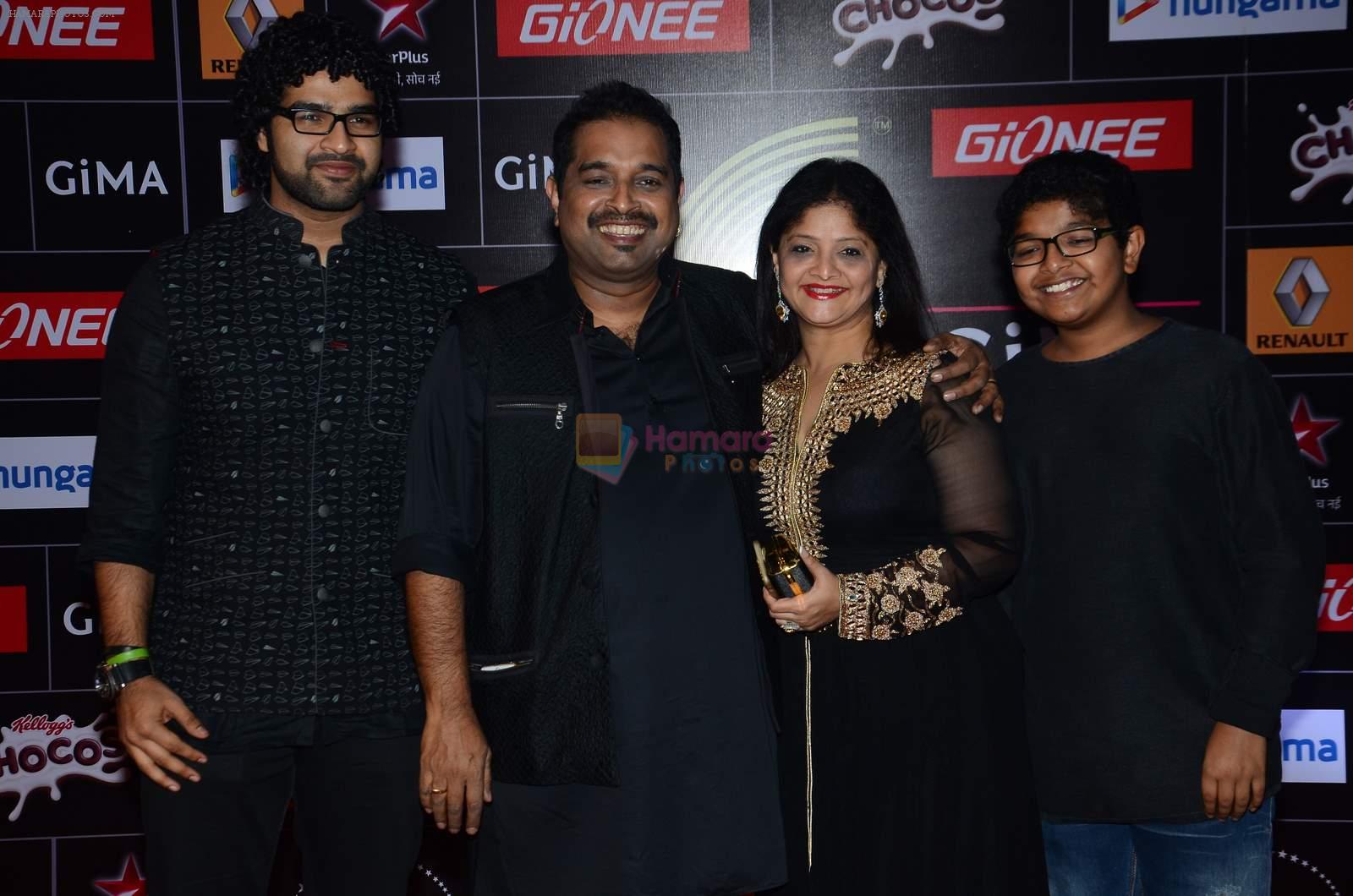 Shankar Mahadevan, Siddharth Mahadevan at GIMA Awards 2015 in Filmcity on 24th Feb 2015