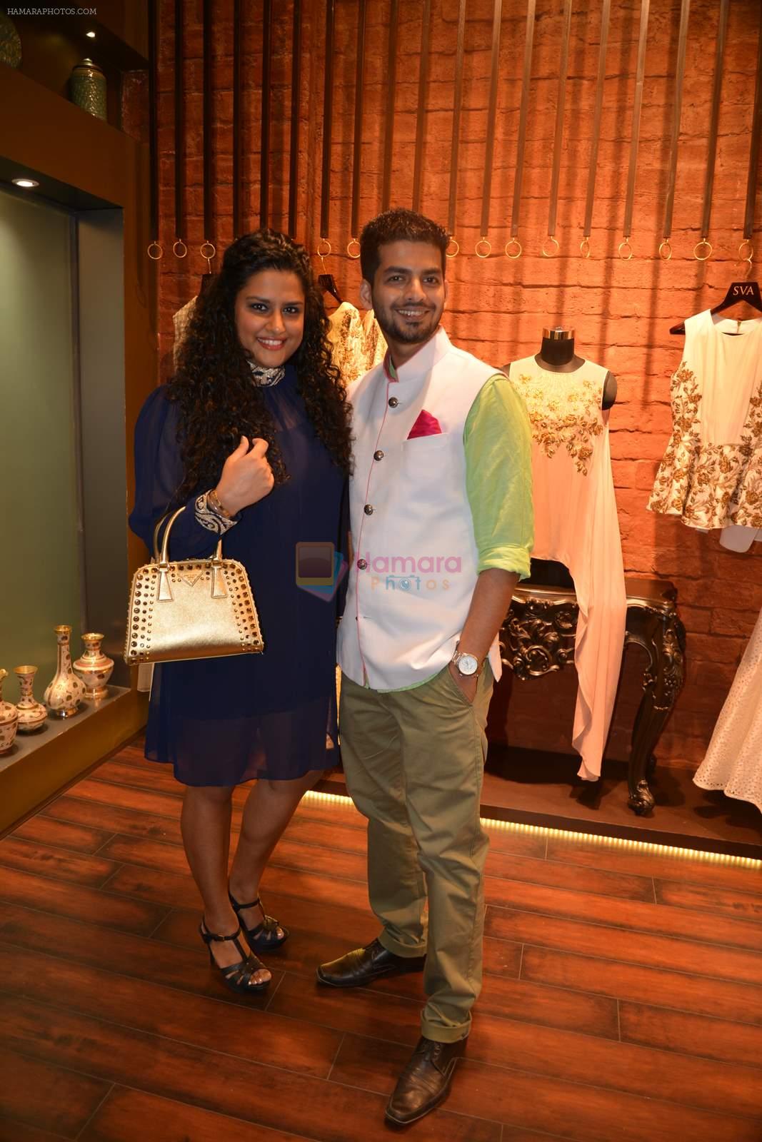 at Sonam and Paras Modi's SVA store for Summer 2015 launch in Lower Parel, Mumbai on 24th Feb 2015