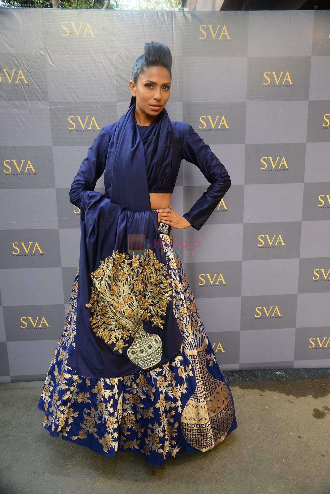 Candice Pinto at Sonam and Paras Modi's SVA store for Summer 2015 launch in Lower Parel, Mumbai on 24th Feb 2015