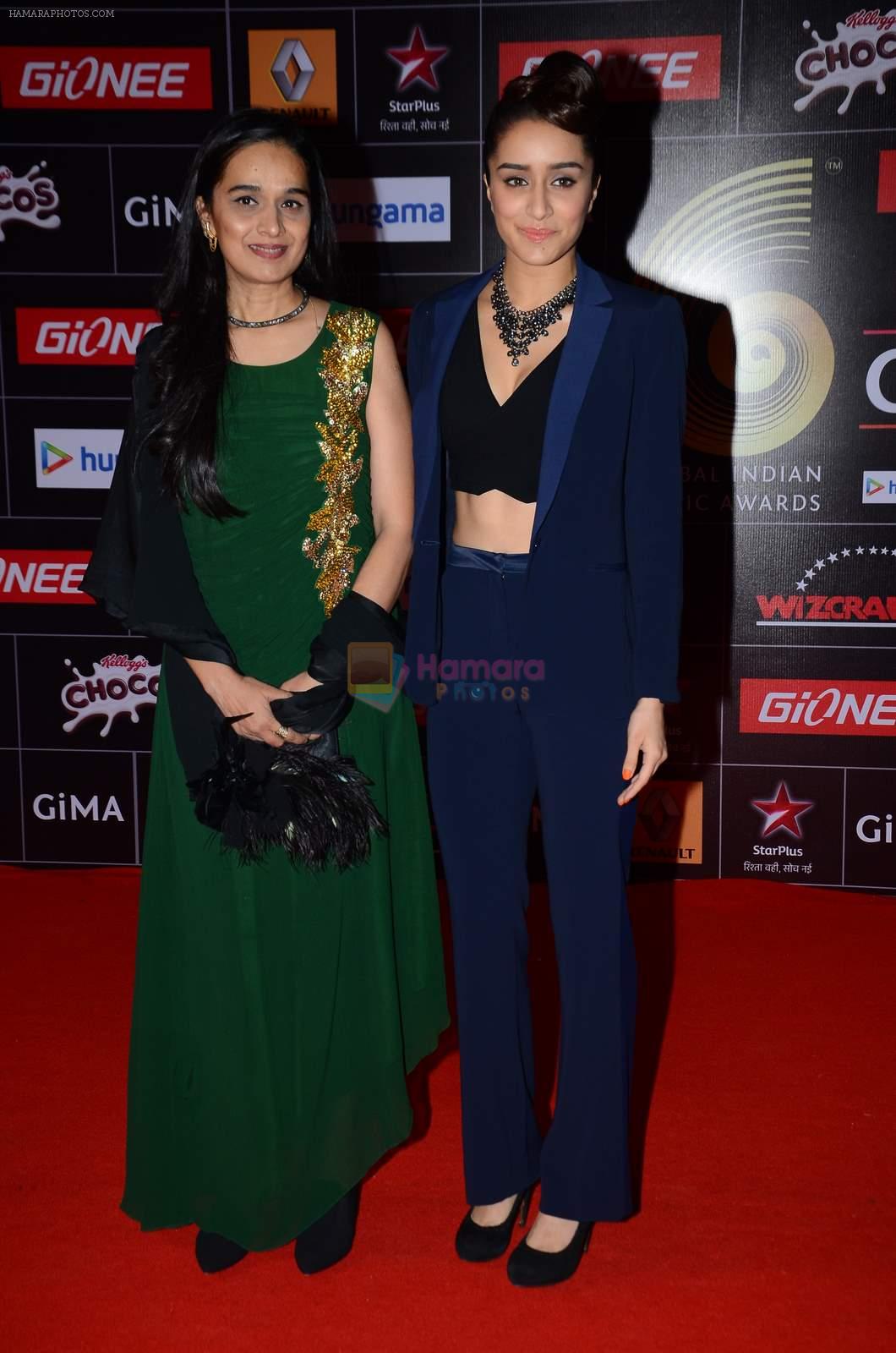 Shivangi Kapoor, Shraddha Kapoor at GIMA Awards 2015 in Filmcity on 24th Feb 2015