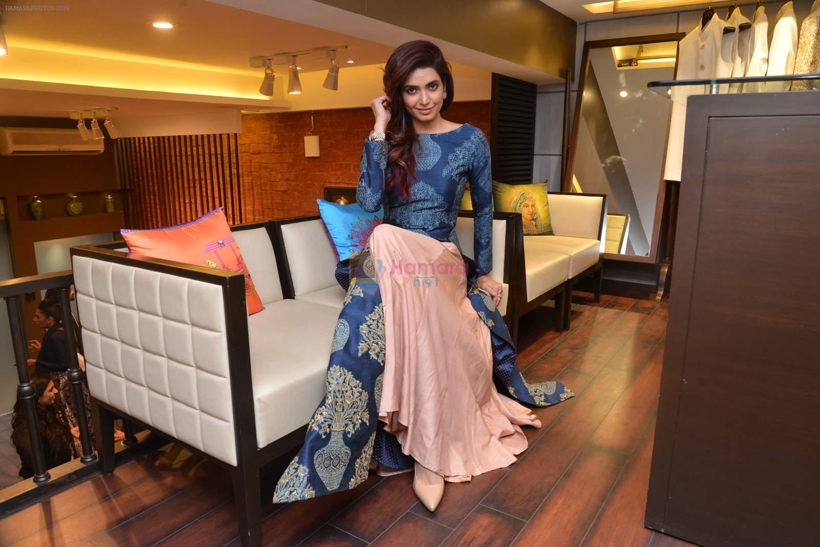 Karishma Tanna at Sonam and Paras Modi's SVA store for Summer 2015 launch in Lower Parel, Mumbai on 24th Feb 2015