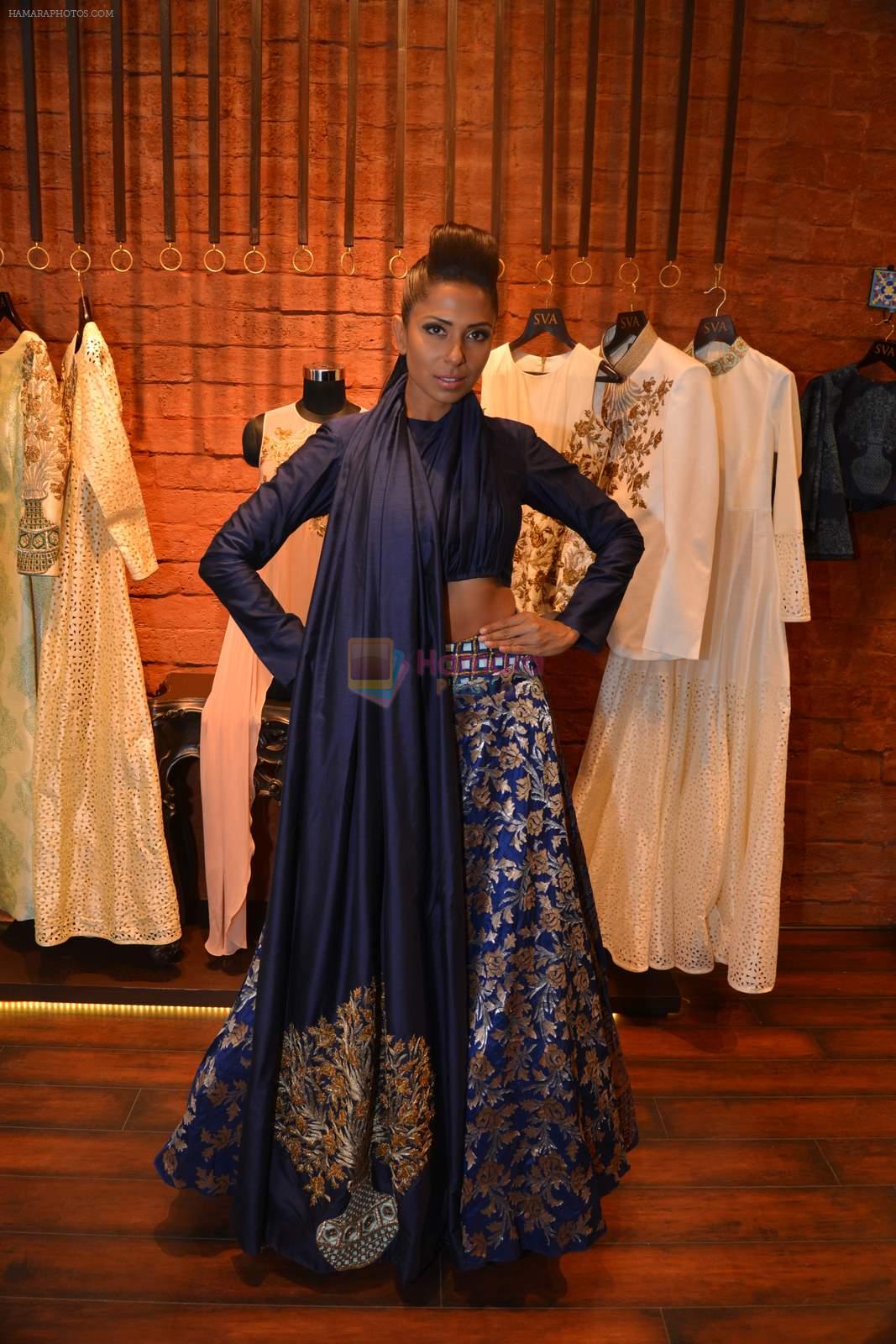 Candice Pinto at Sonam and Paras Modi's SVA store for Summer 2015 launch in Lower Parel, Mumbai on 24th Feb 2015