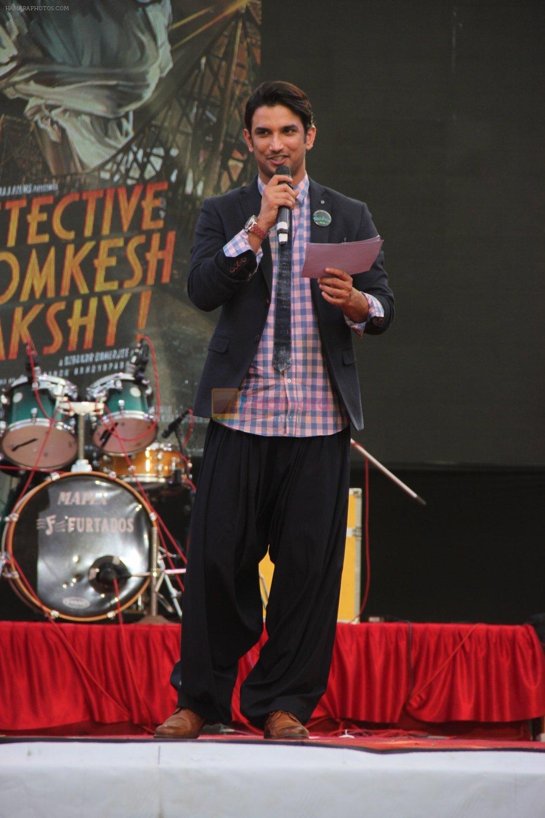 Sushant Singh Rajput at Byomkesh Bakshi Fashion Showcase in Mumbai on 25th Feb 2015