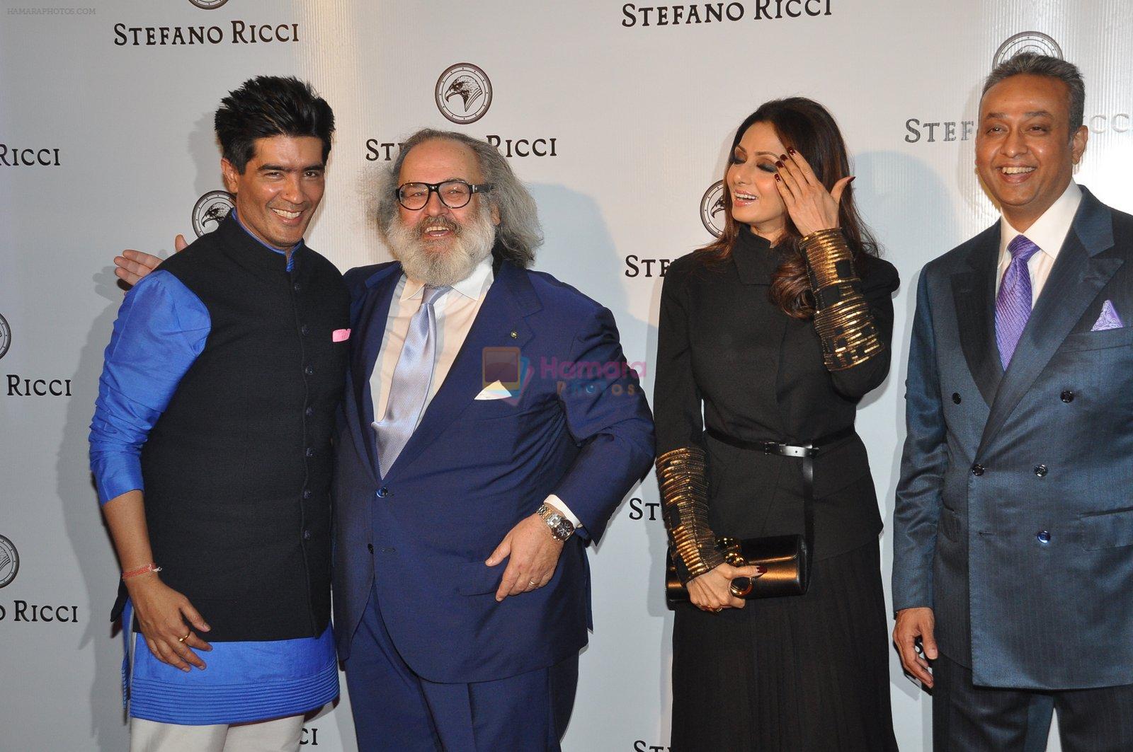 Sridevi, Manish Malhotra at Stefano Ricci Launch in India in Mumbai on 26th Feb 2015